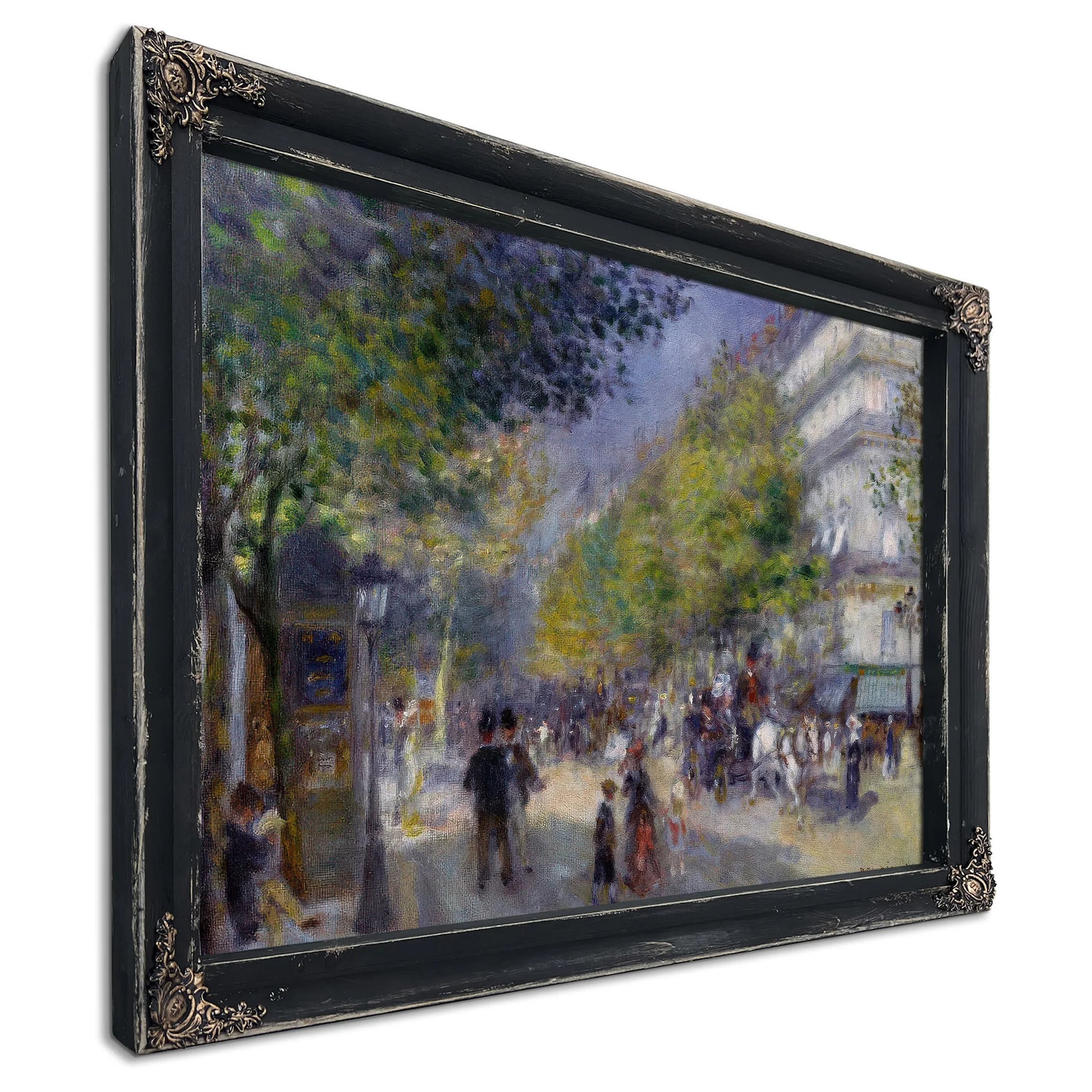 The Grand Boulevards By Pierre August Renoir Fine Art Print