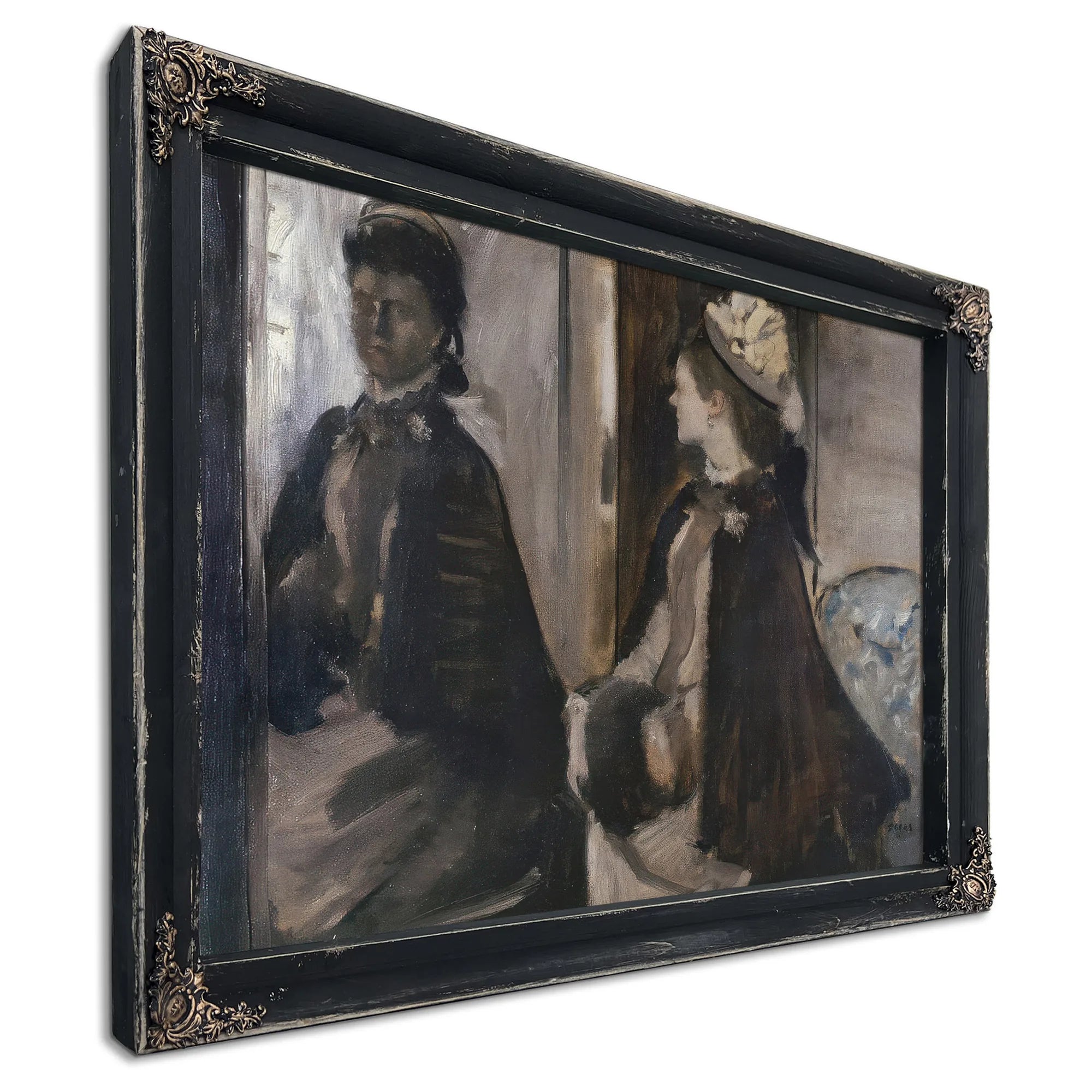 Mrs Jeantaud In The Mirror By Edgar Degas Fine Art Print