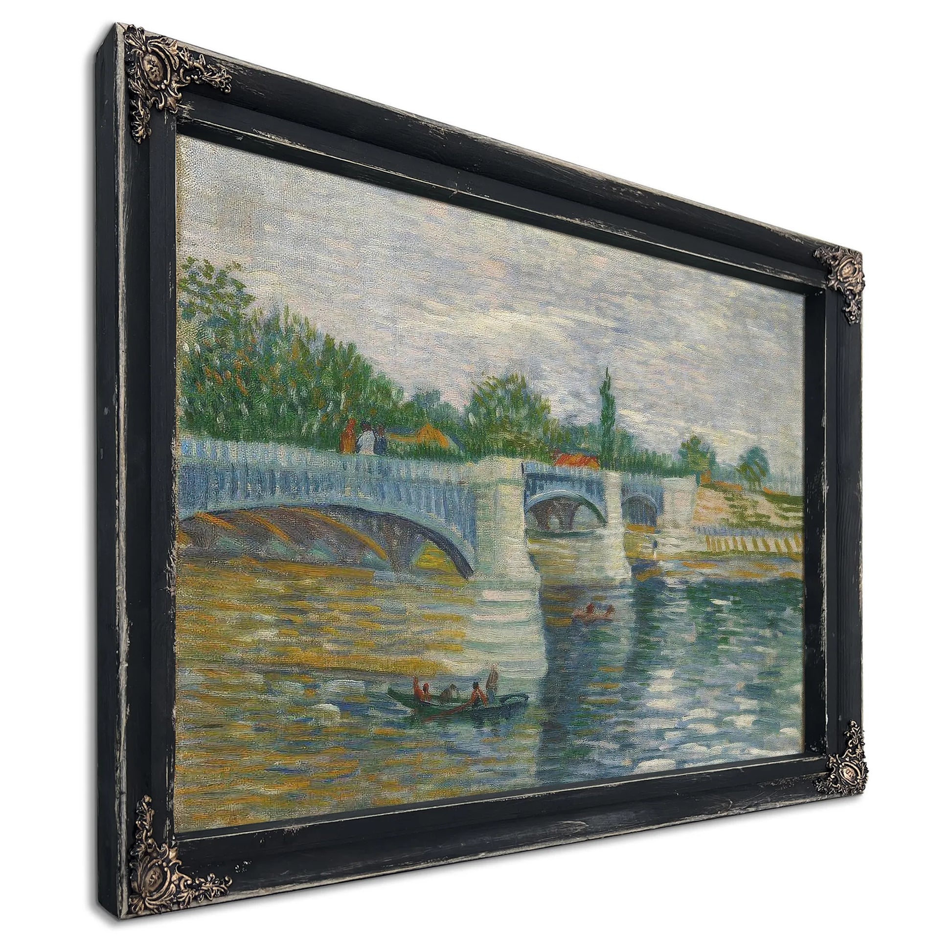 The Bridge Of Courbevoie Paris May Jul 1887 (El Puente De Courbevoie) By Vincent Van Gogh Fine Art Print