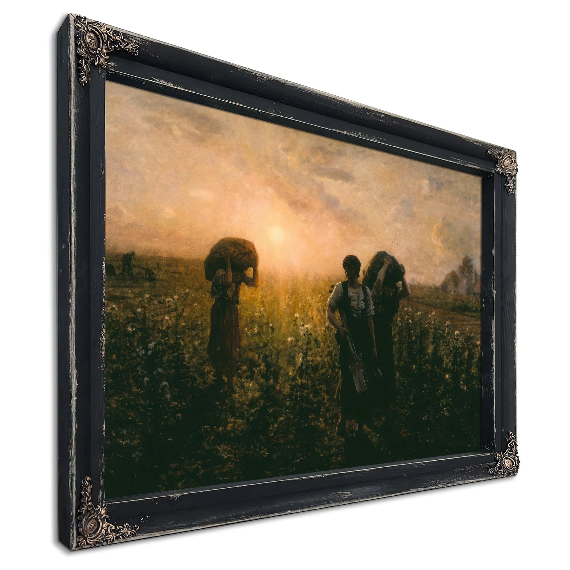 The End Of The Working Day By Breton Jules Fine Art Print