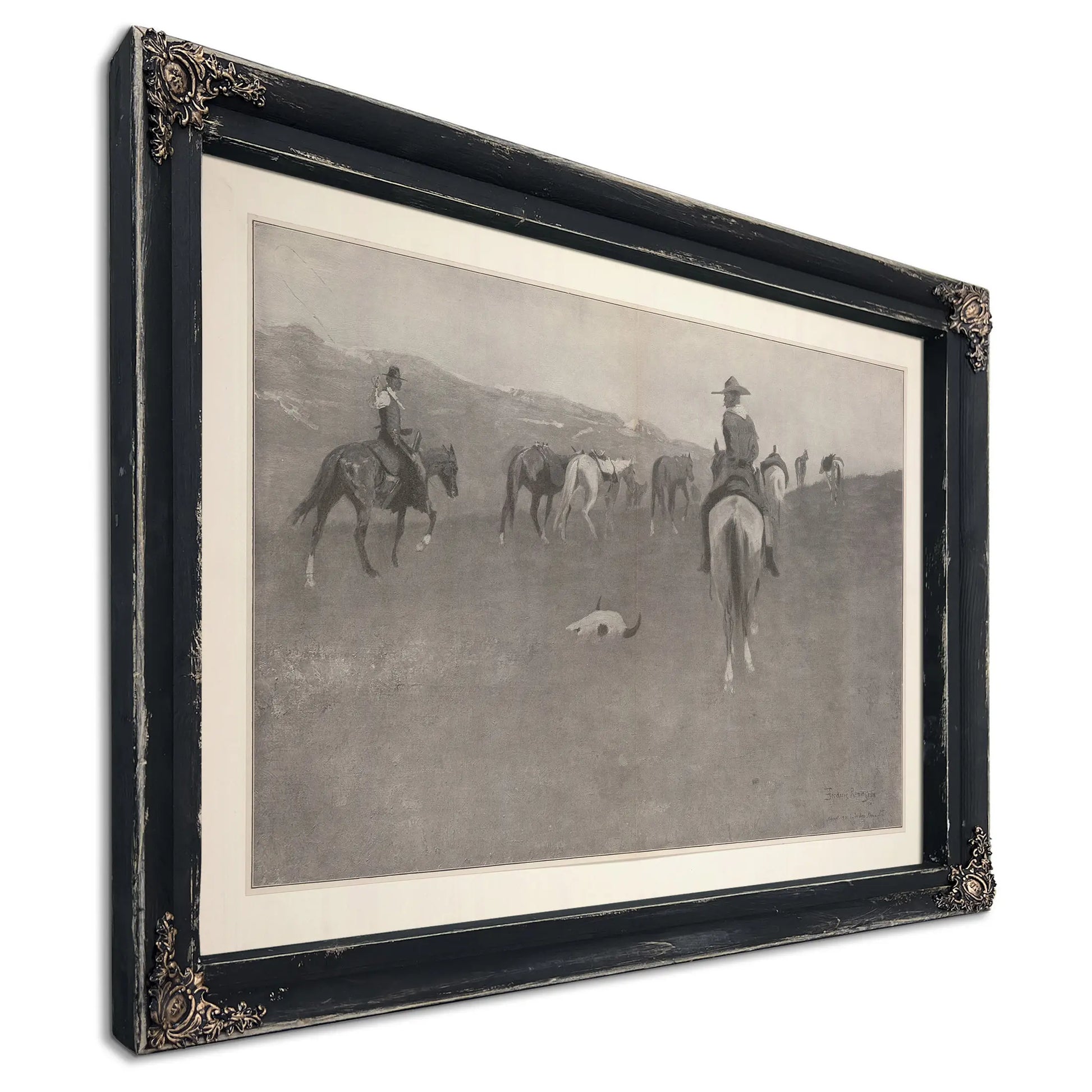 A Sure Sign by Frederic Remington