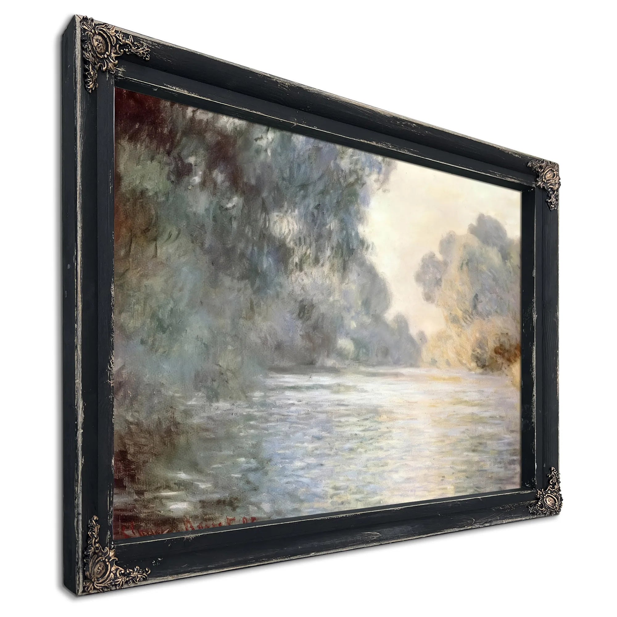 Arm Of The Seine At Giverny By Claude Monet Fine Art Print