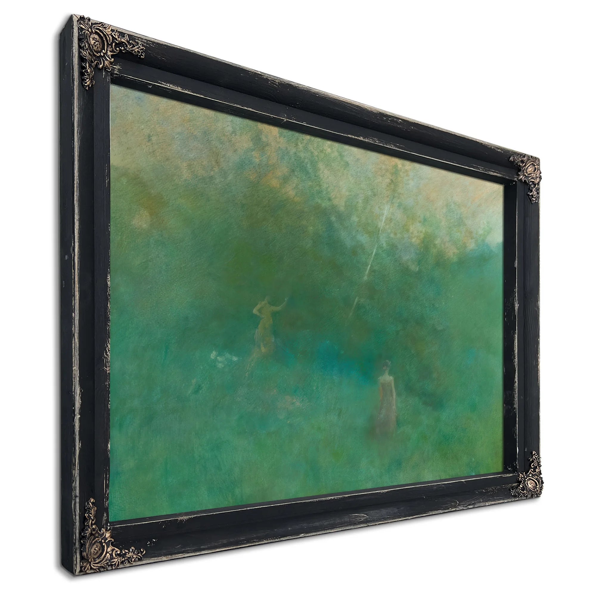 The White Birch By Thomas Wilmer Dewing Fine Art Print
