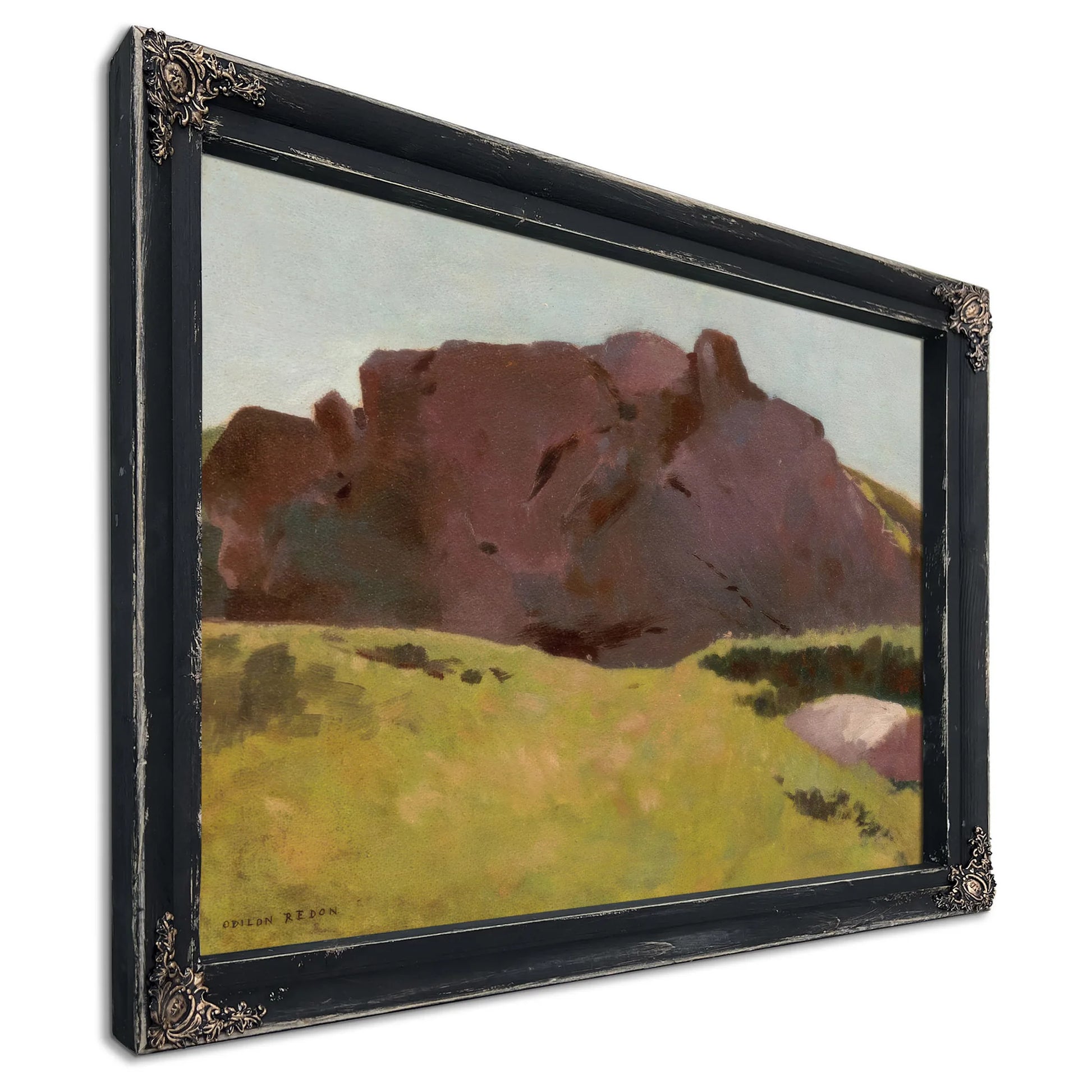 The Rocky Slope By Odilon Redon Fine Art Print
