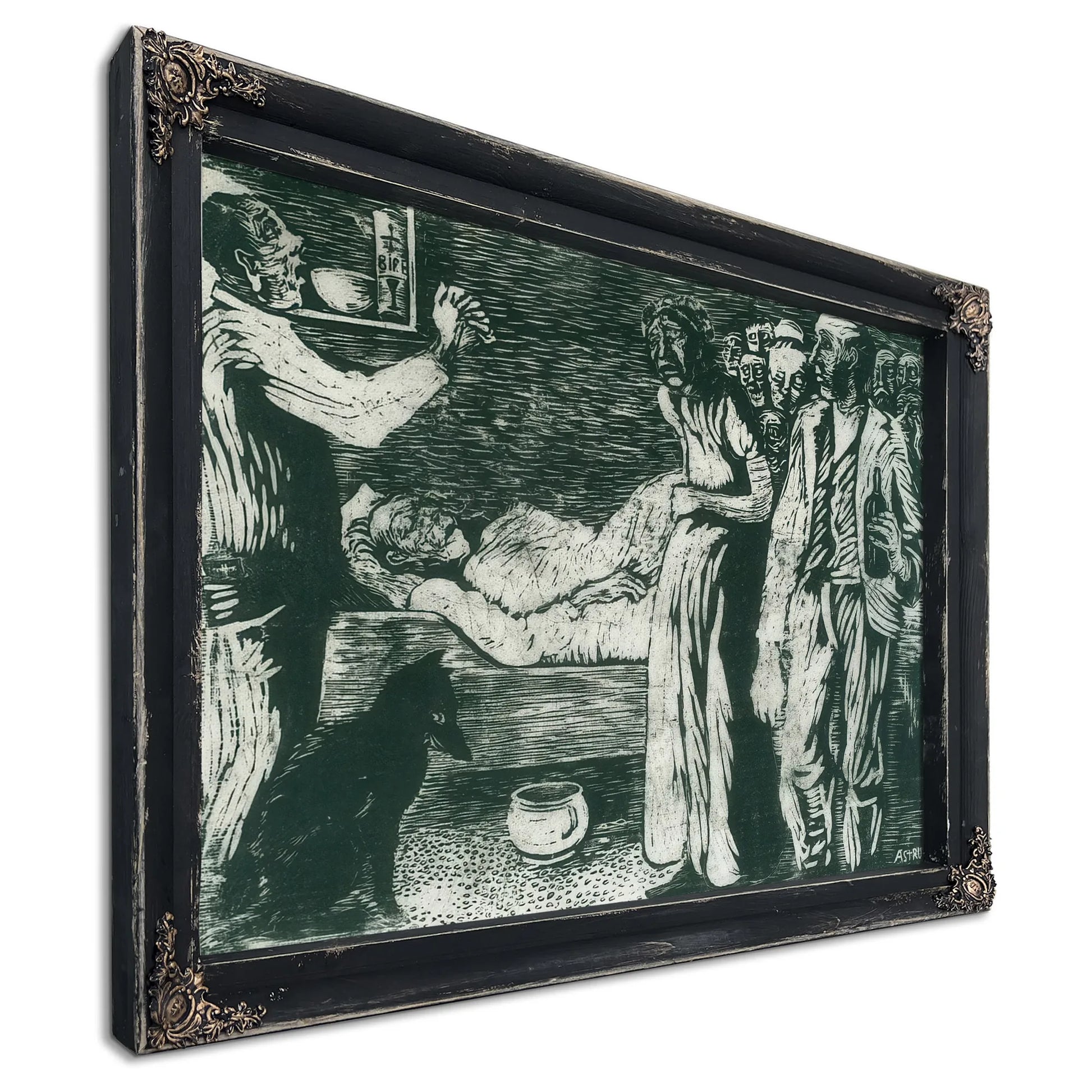 The Death Of The Village Thief By Nicolai Astrup Fine Art Print