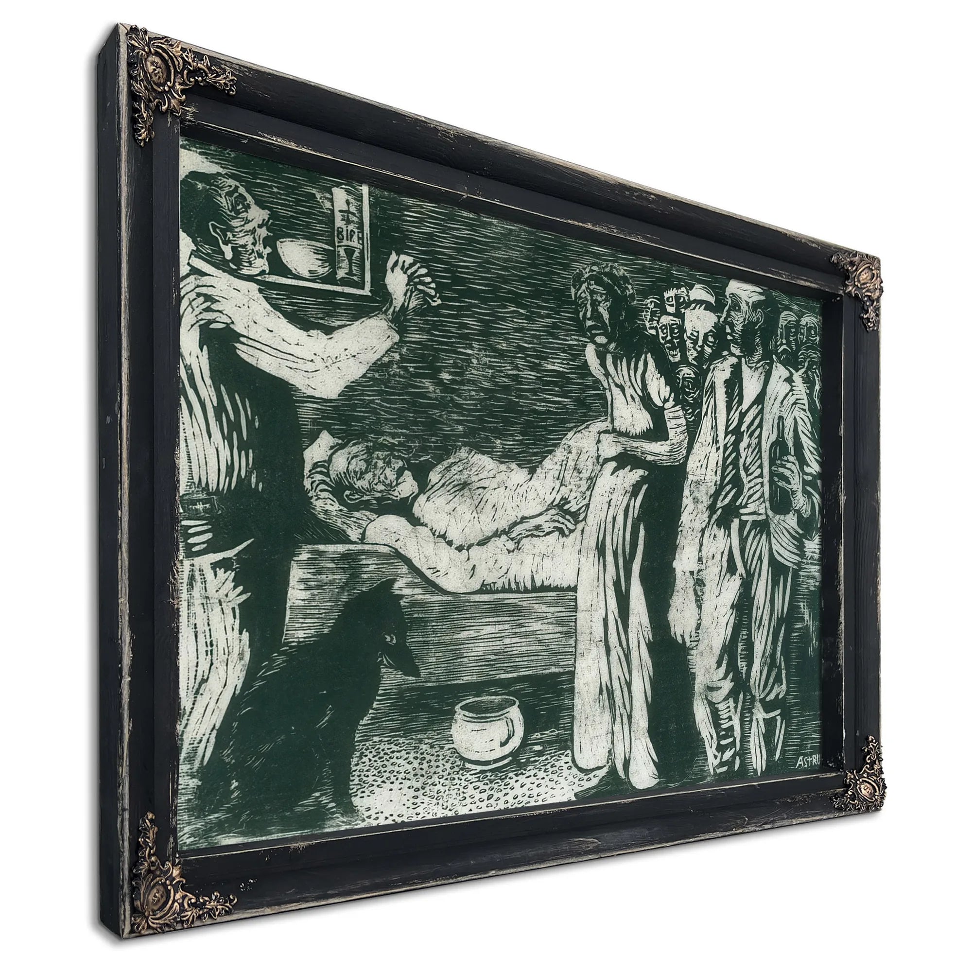The Death Of The Village Thief By Nicolai Astrup Fine Art Print