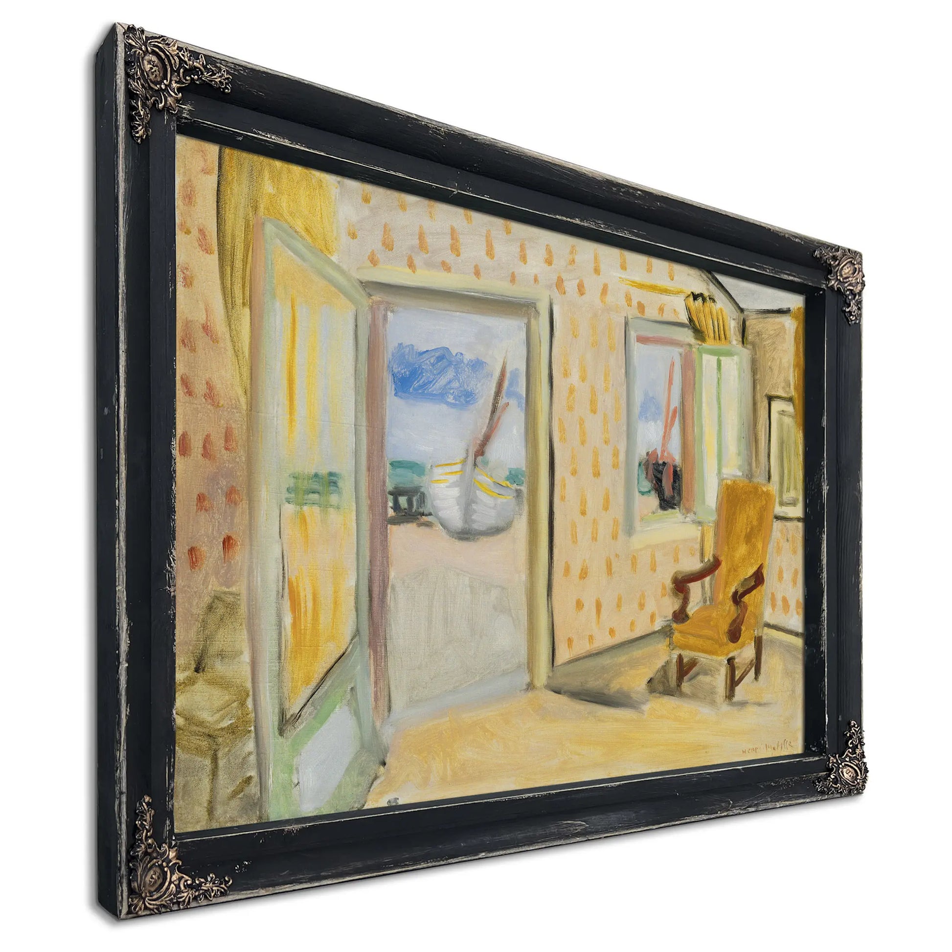 Interior With A Violin Case by Henri Matisse