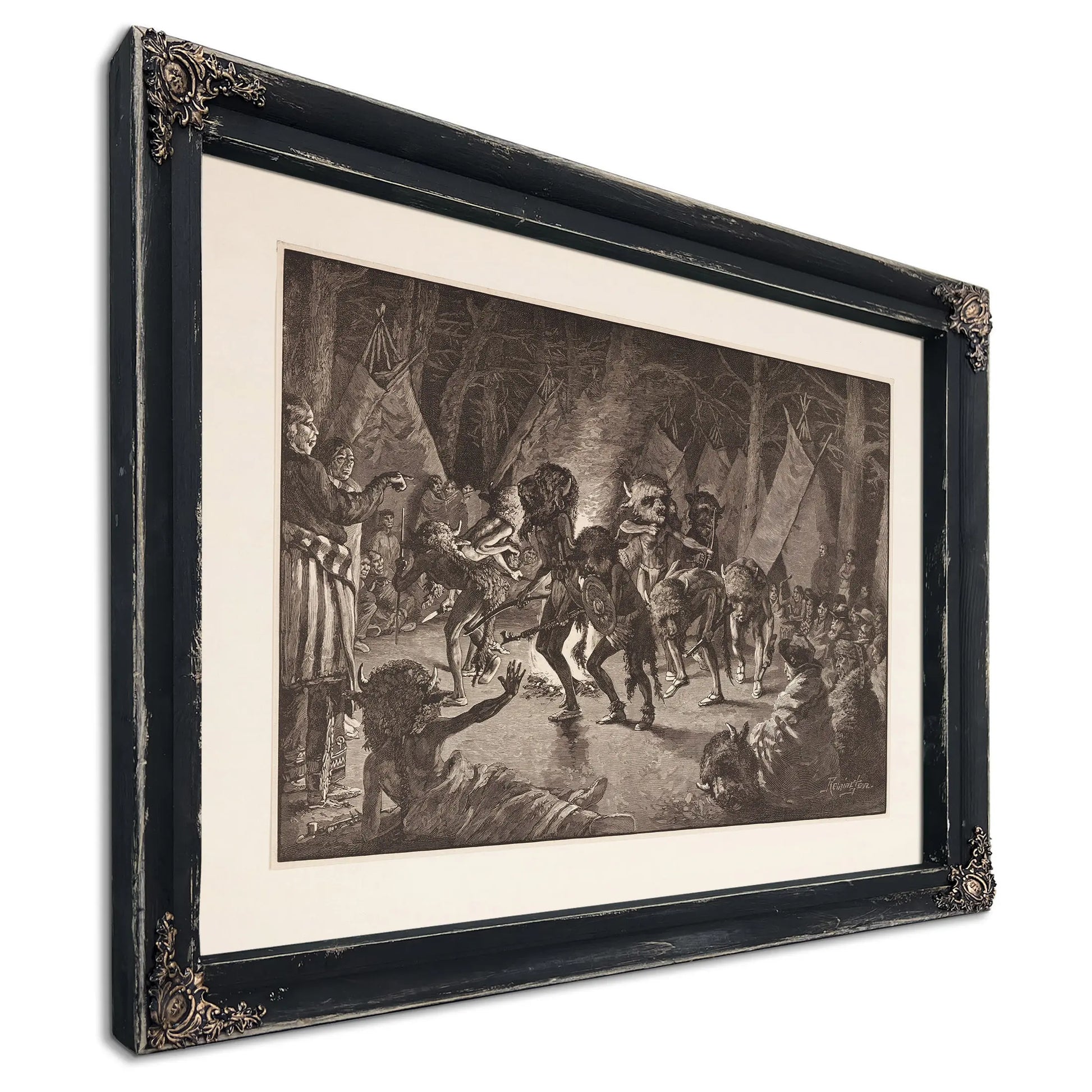 The Buffalo Dance by Frederic Remington