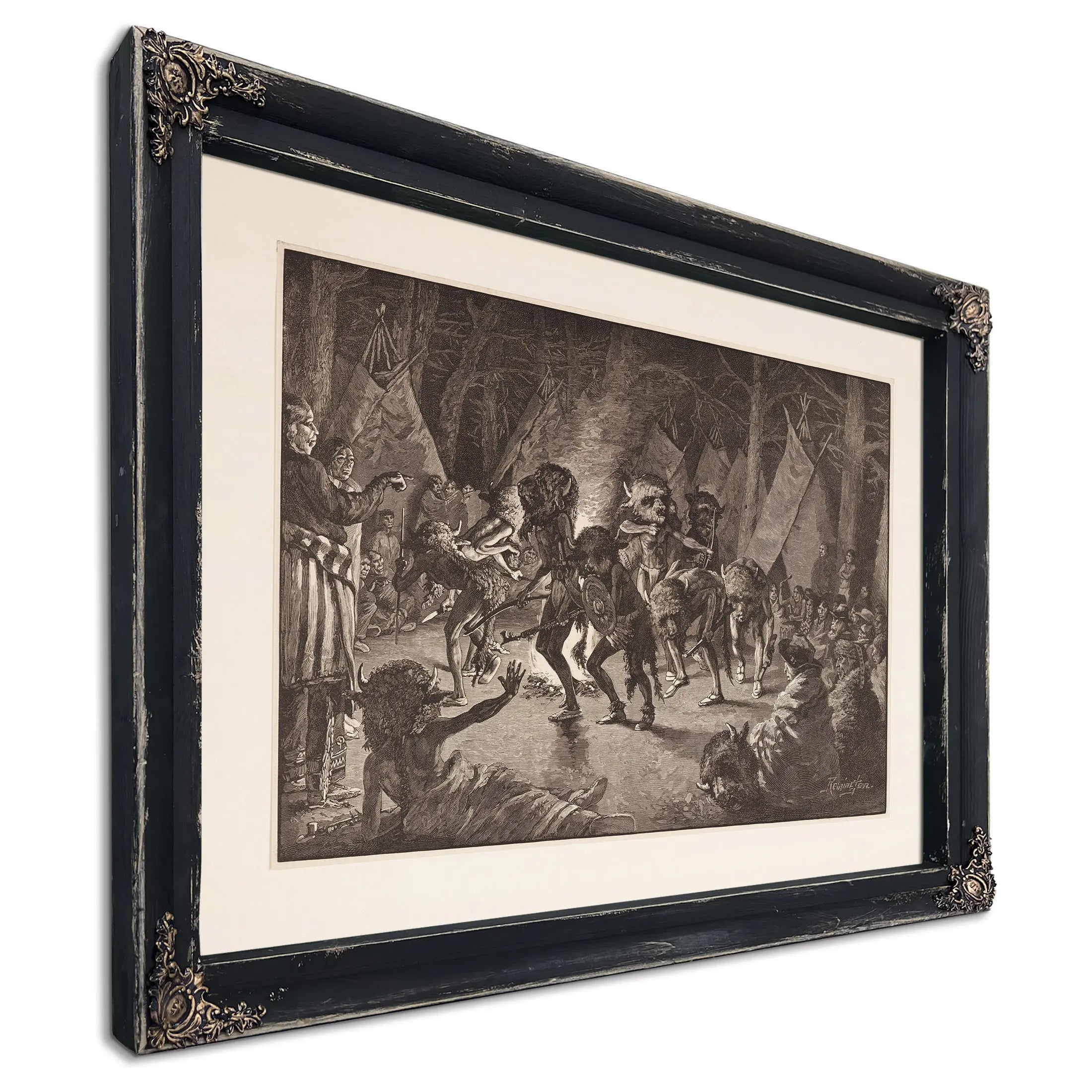 The Buffalo Dance by Frederic Remington