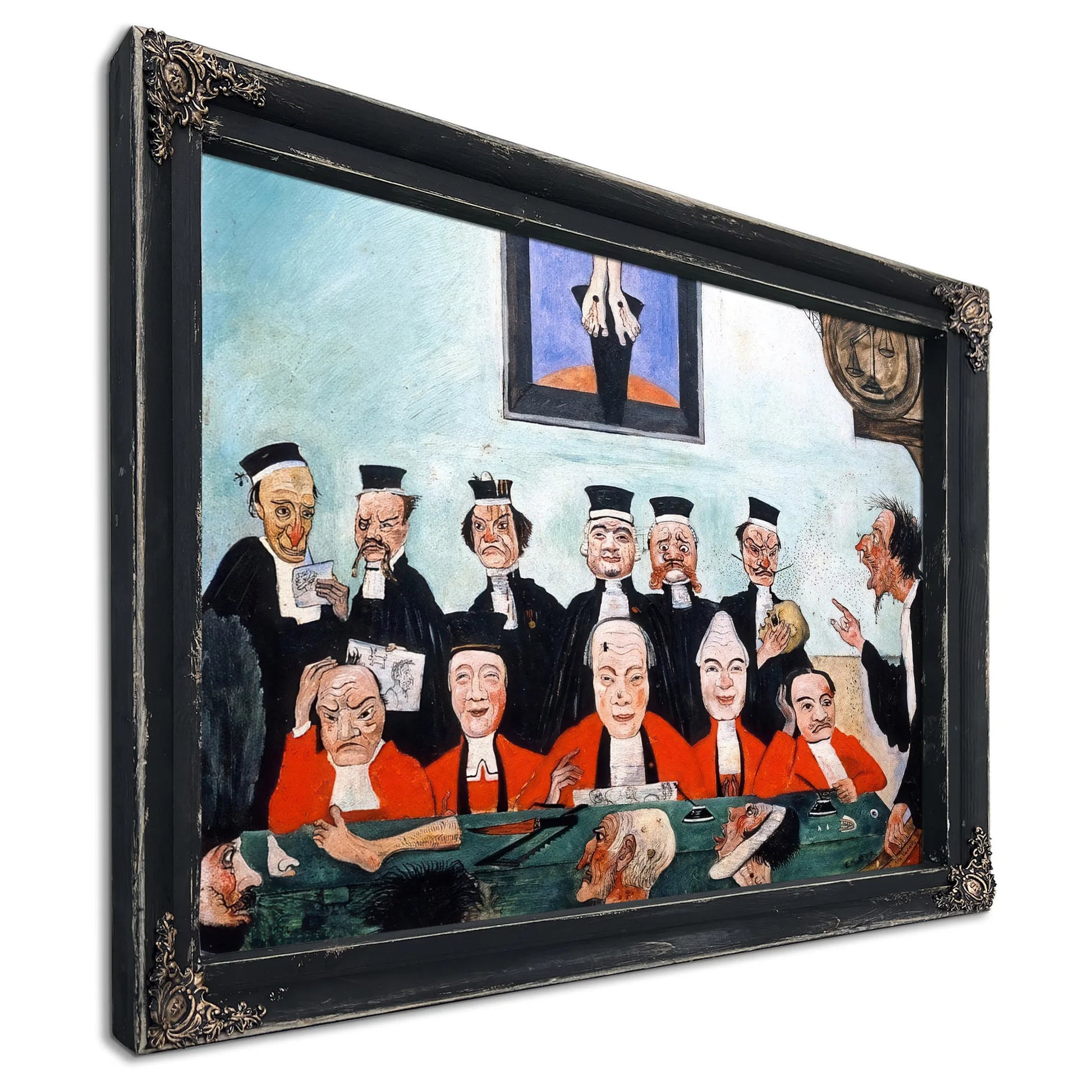 The Wise Judges By James Ensor Fine Art Print