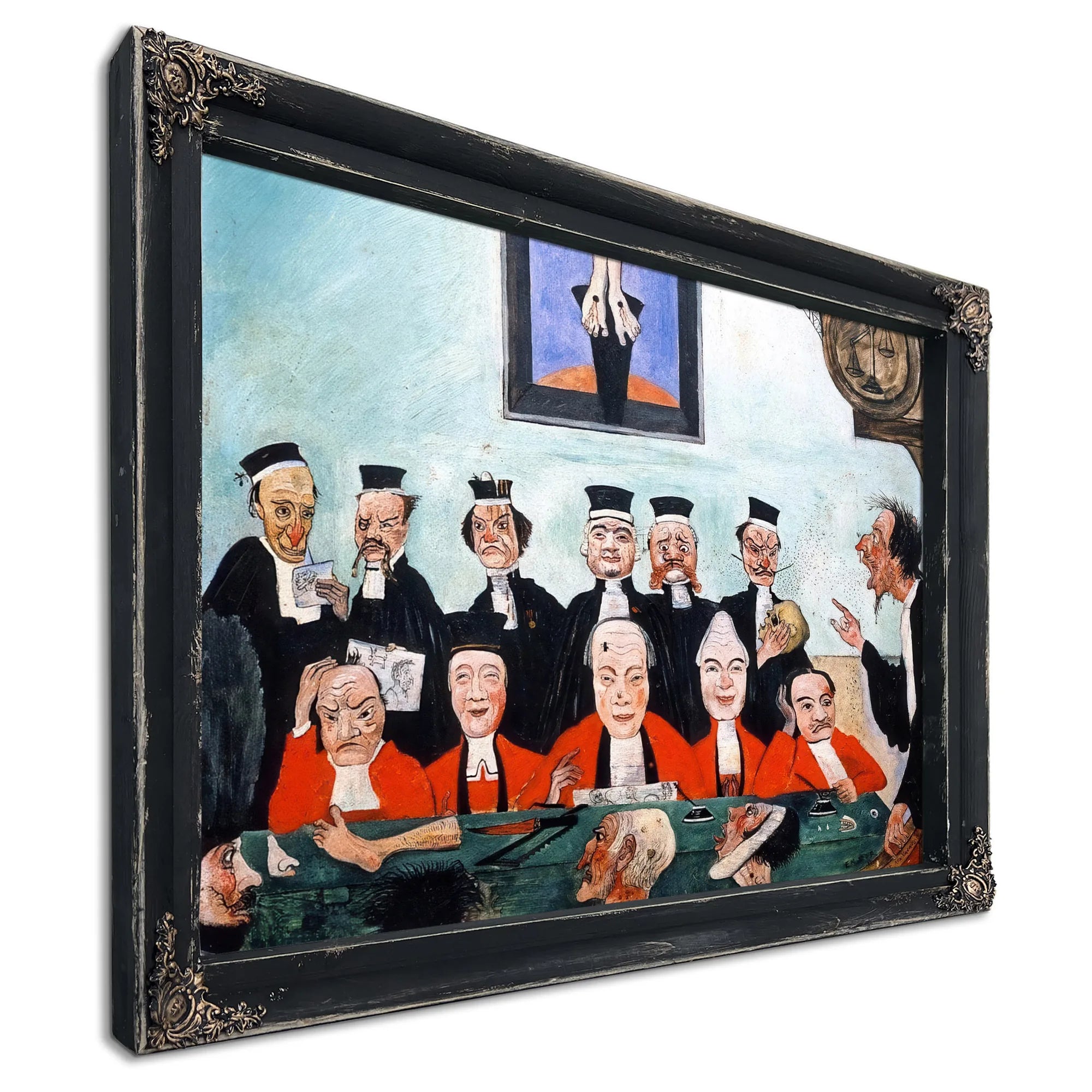 The Wise Judges By James Ensor Fine Art Print