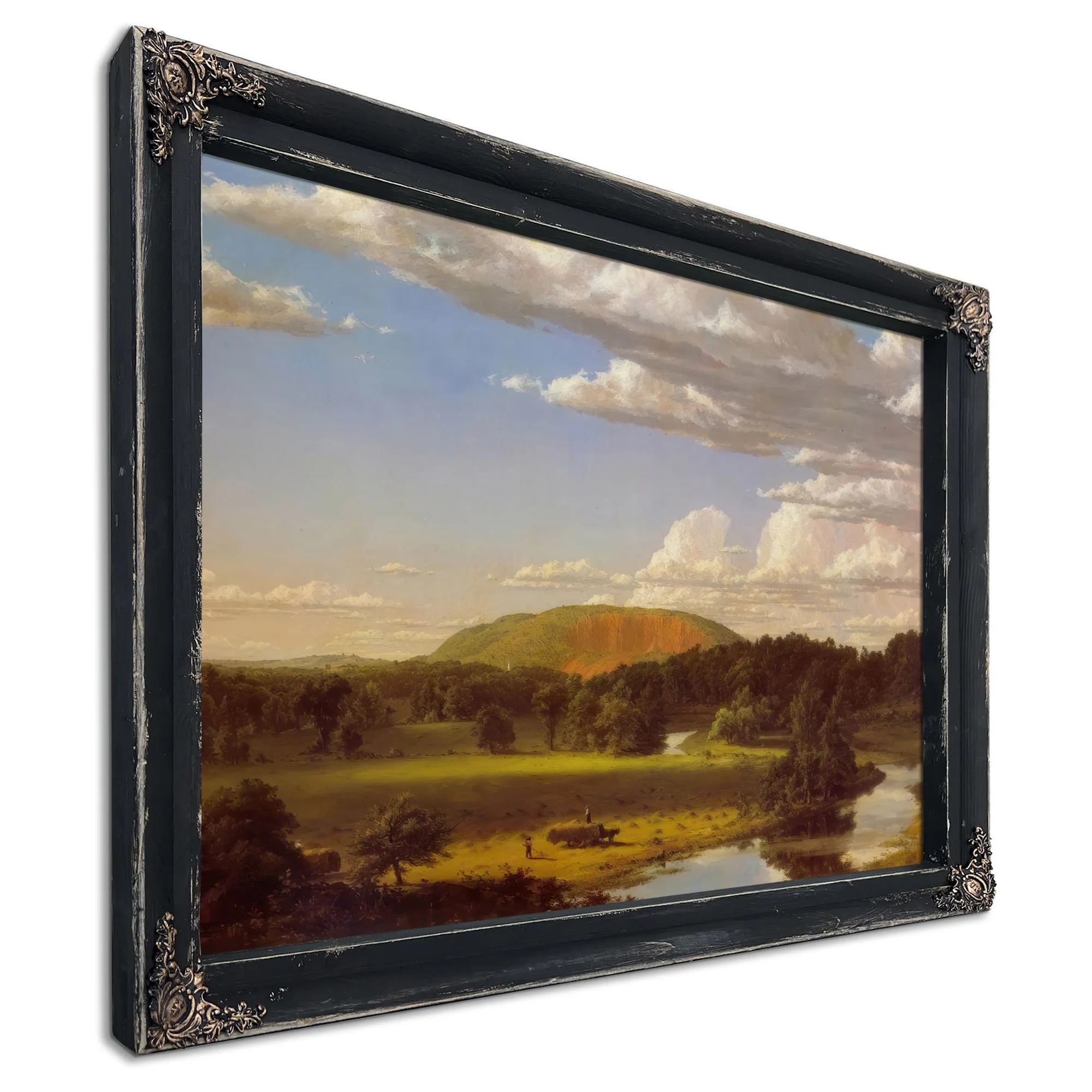 West Rock, New Haven By Frederic Edwin Church Fine Art Print