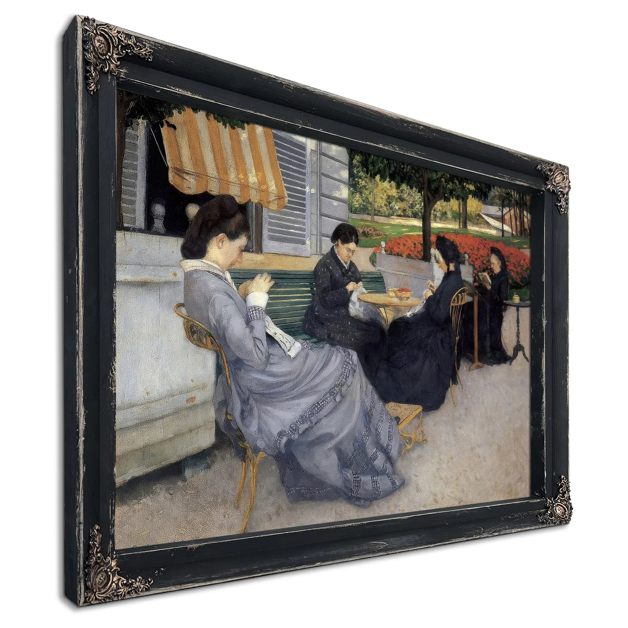 Portraits In The Countryside By Gustave Caillebotte Fine Art Print