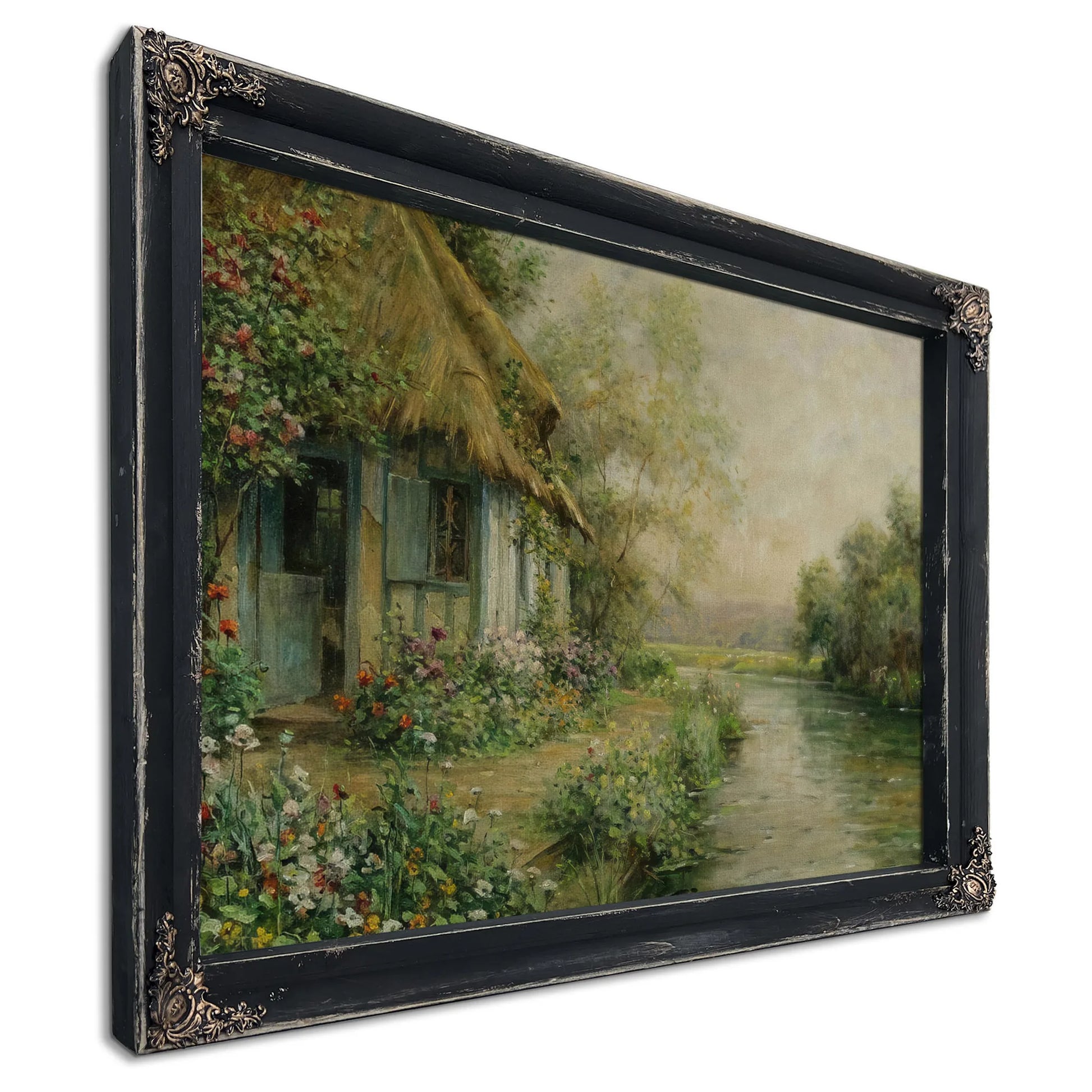 The Cottage At Beaumont By Louis Aston Knight Fine Art Print