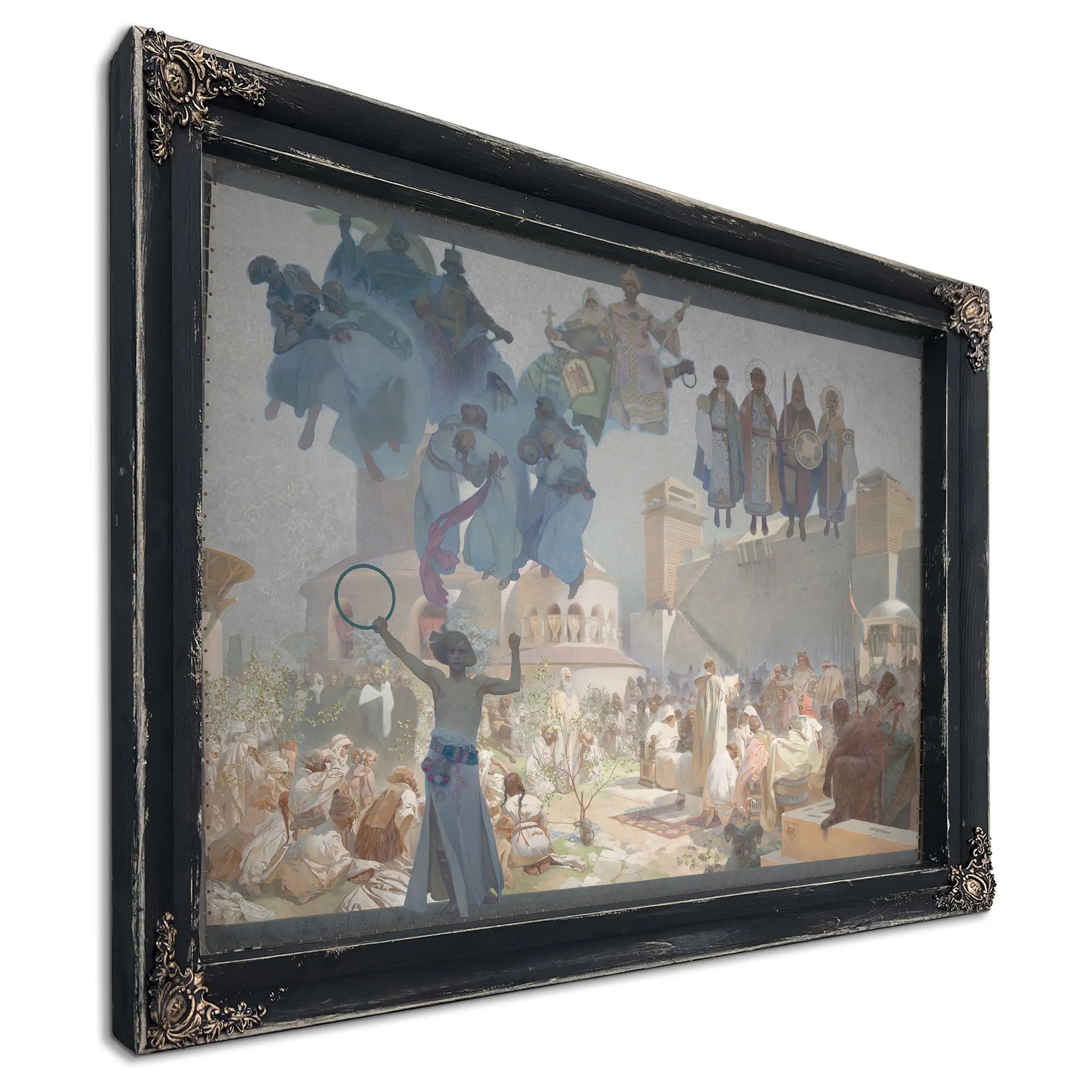Introduction Of The Slavonic Liturgy by Alphonse Mucha