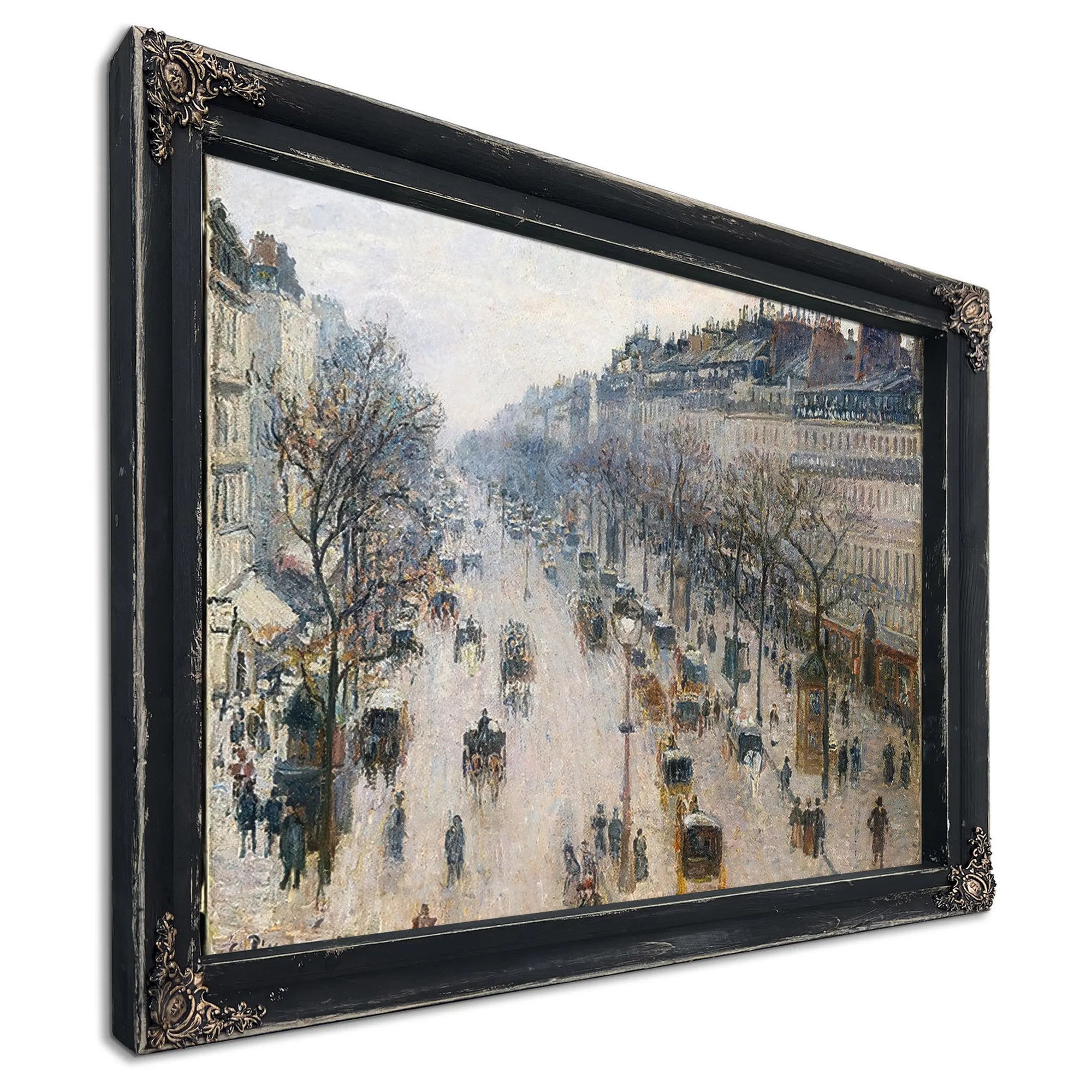 Boulevard Montmartre By Camille Pissarro Fine Art Print