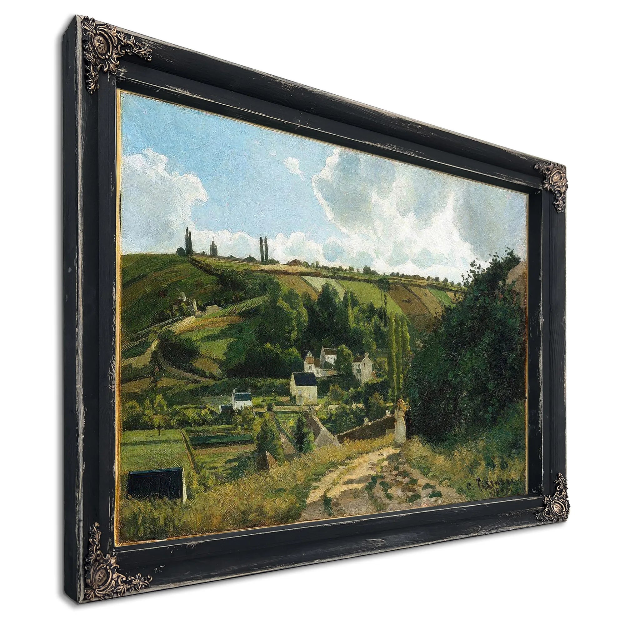 Pissaro Montmarte Day By Camille Pissarro Fine Art Print