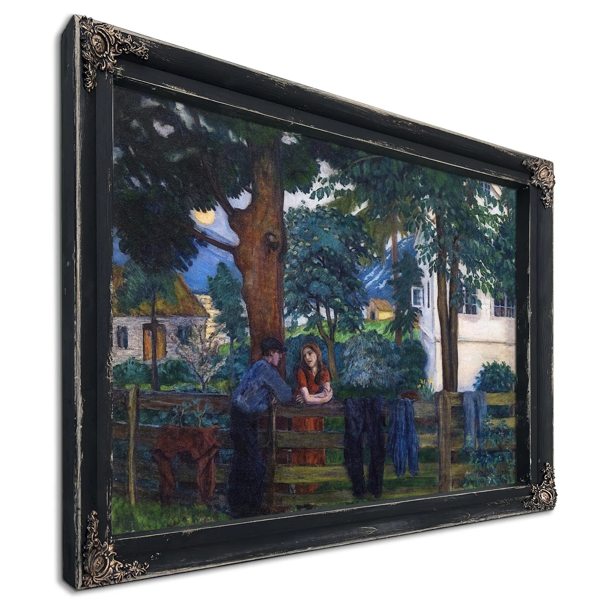 Moonlight At Hegrenes By Nicolai Astrup Fine Art Print