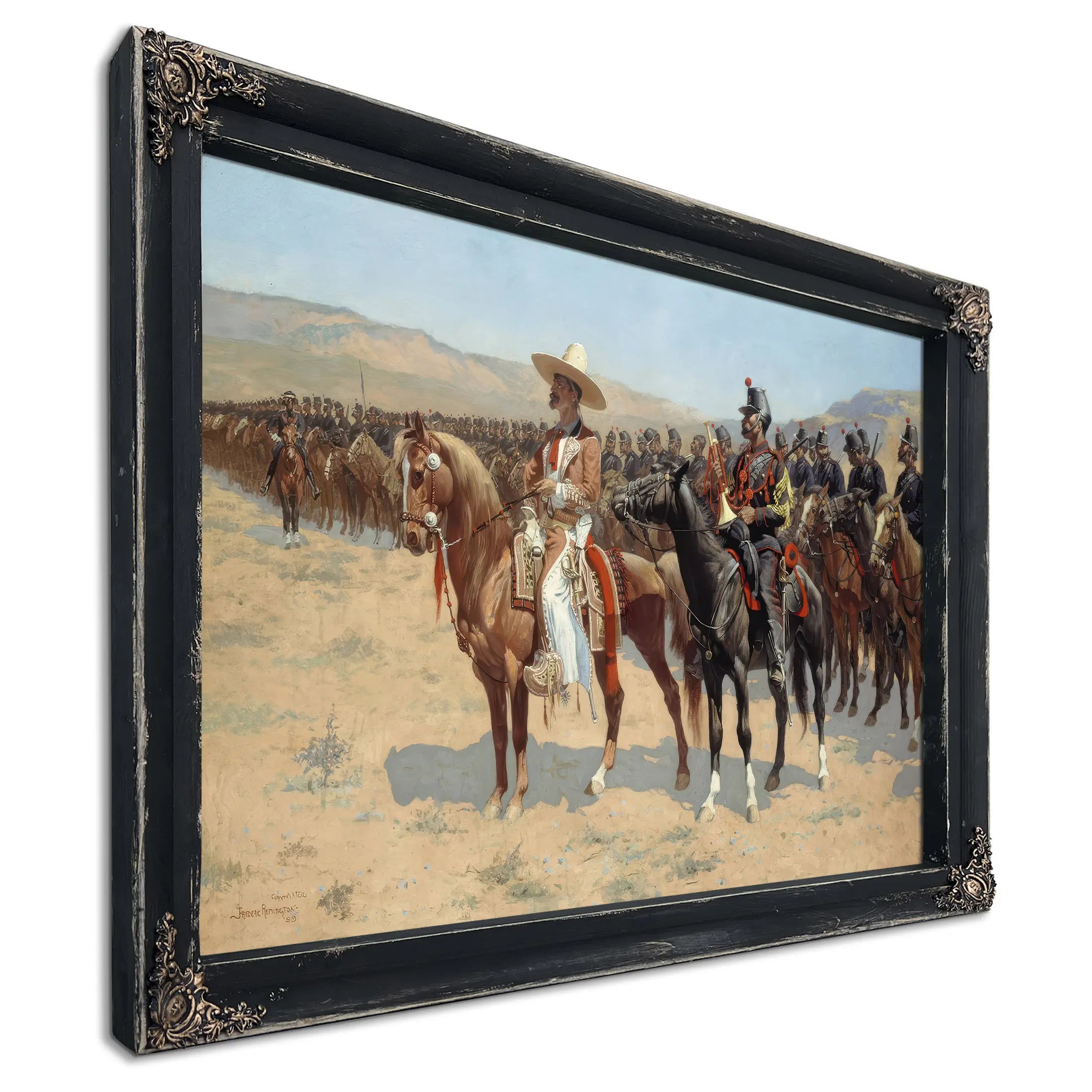 The Mexican Major B by Frederic Remington
