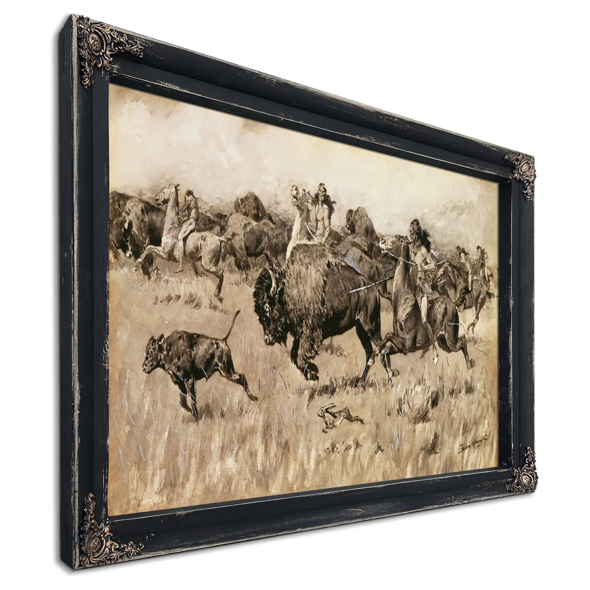 Her Calf by Frederic Remington