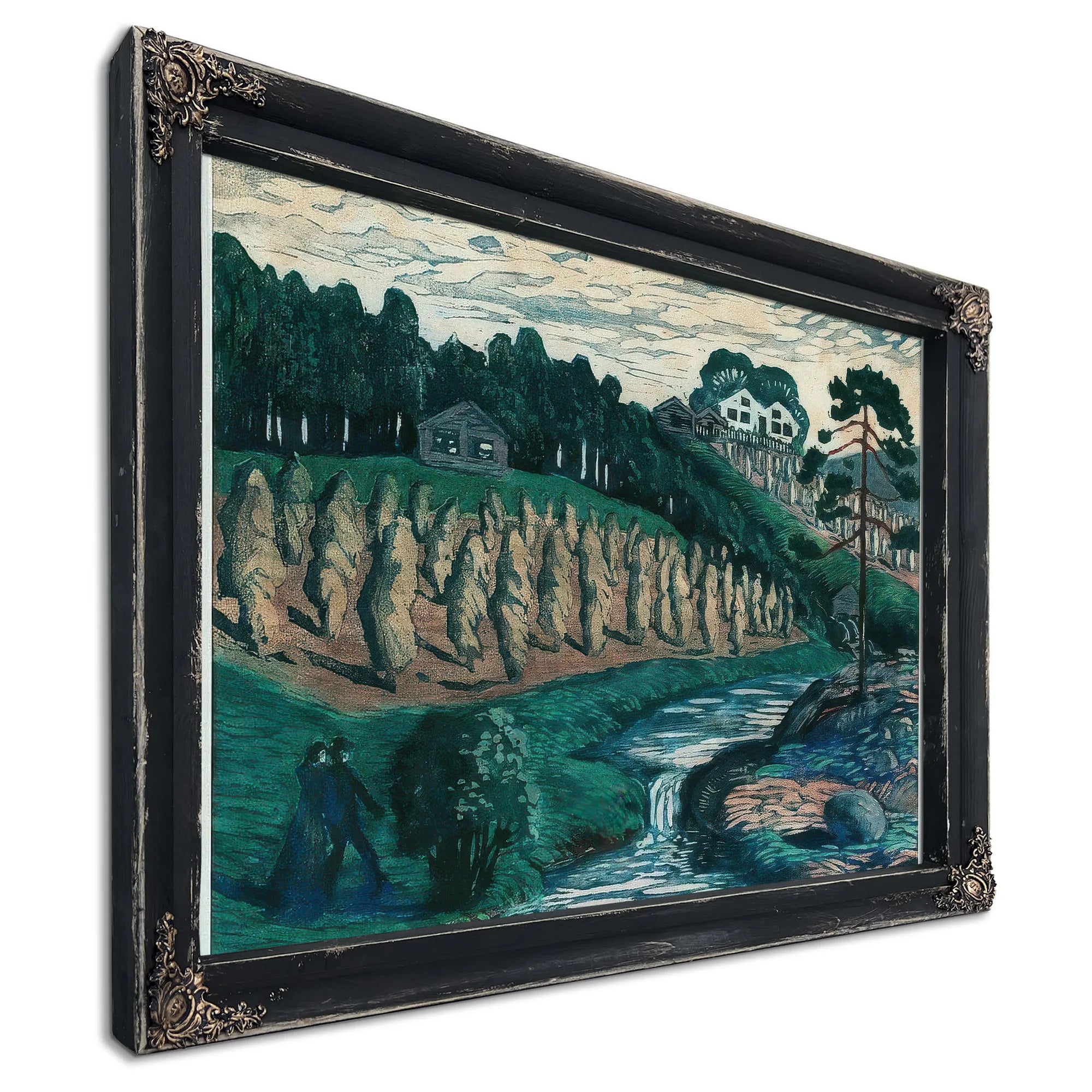 Large Stook By Nicolai Astrup Fine Art Print