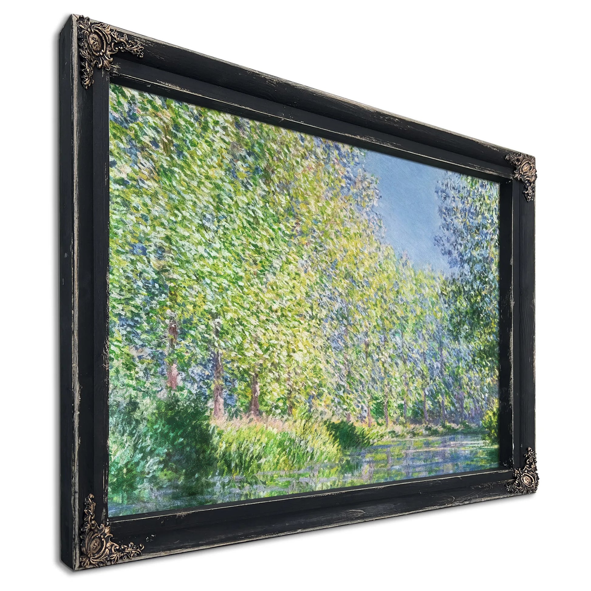 Bend In The Epte River Near Giverny By Claude Monet Fine Art Print