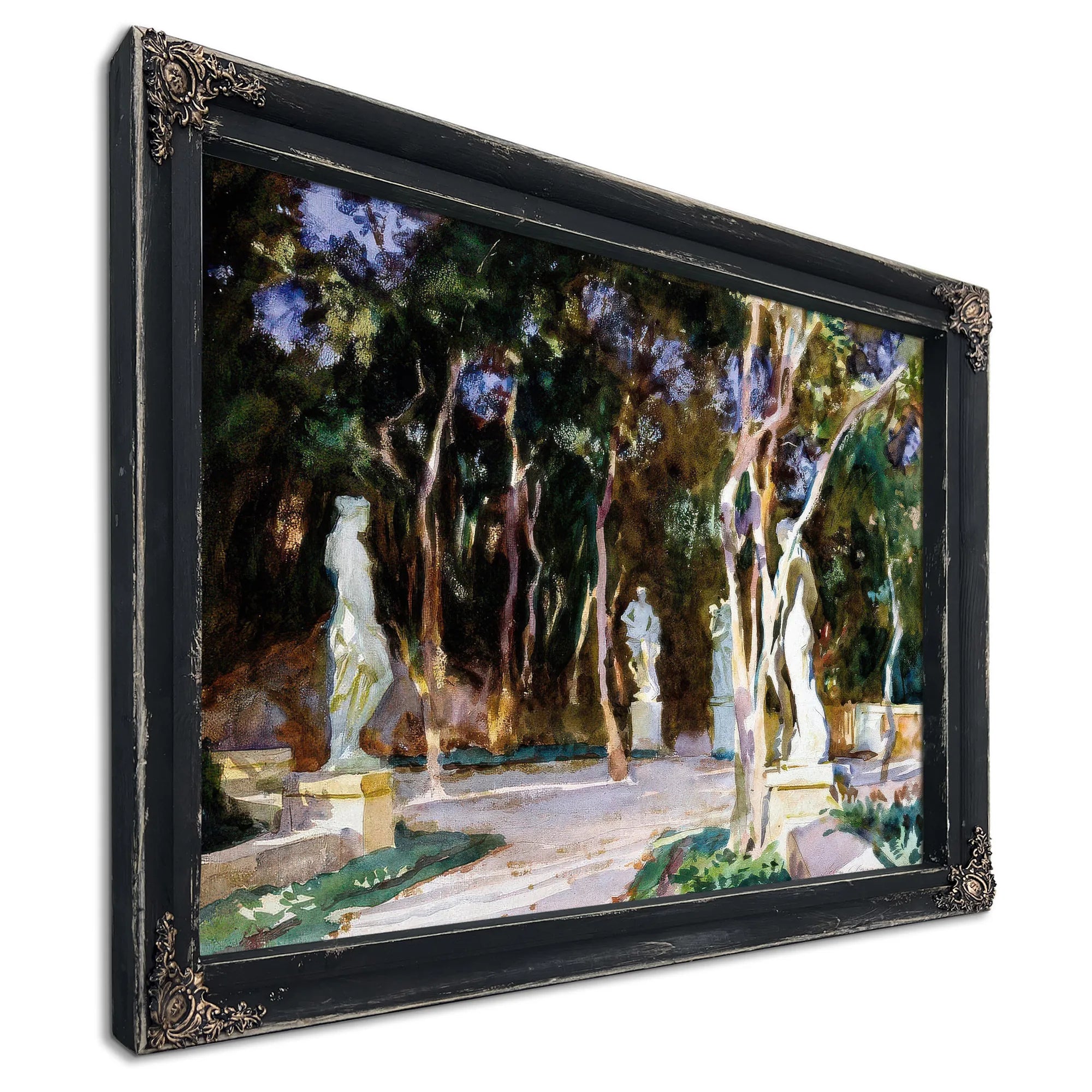 Shady Paths, Vizcaya By John Singer Sargent Fine Art Print