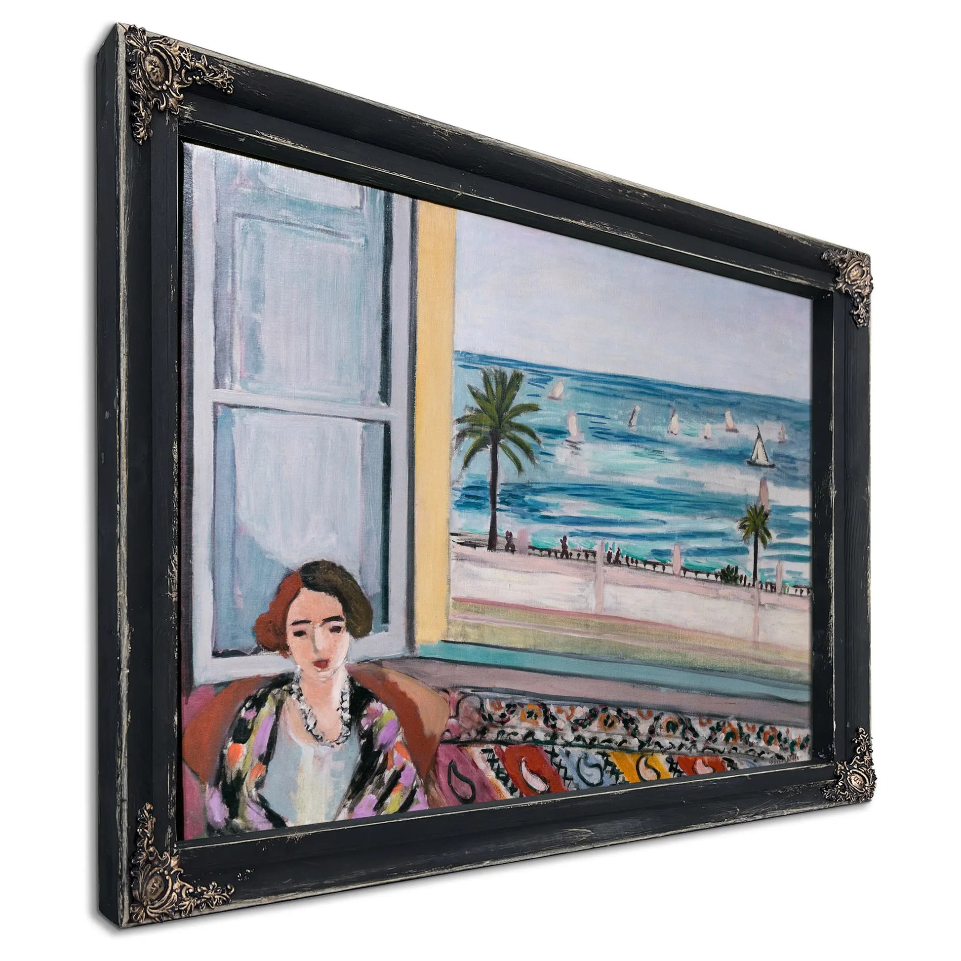 Seated Woman Back Turned To The Open Window by Henri Matisse