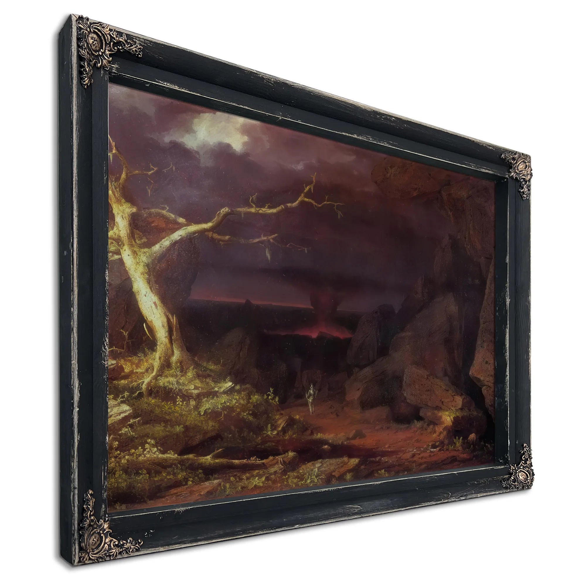 Christian On The Borders Of The Valley Of The Shadow Of Death By Frederic Edwin Church Fine Art Print