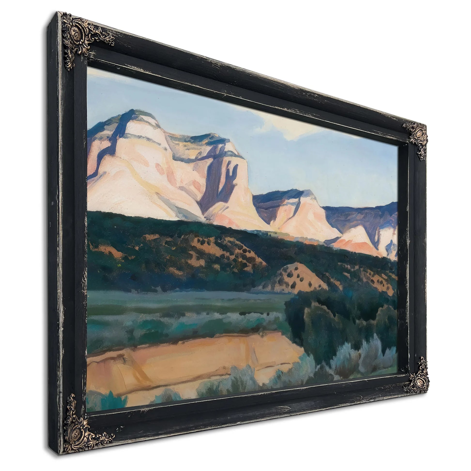 Sunlit Cliffside By Maynard Dixon Fine Art Print