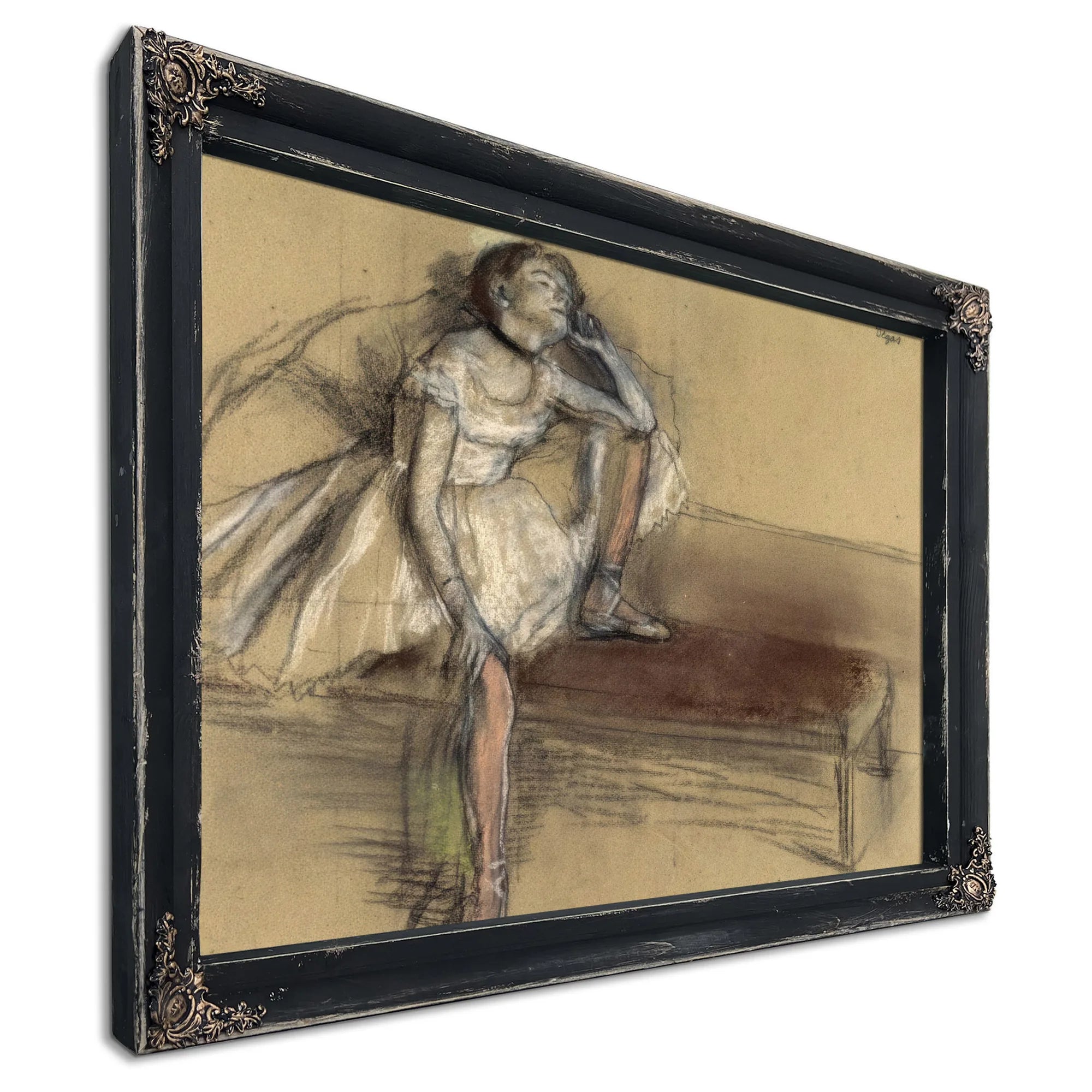 A. Coryphee Resting By Edgar Degas Fine Art Print