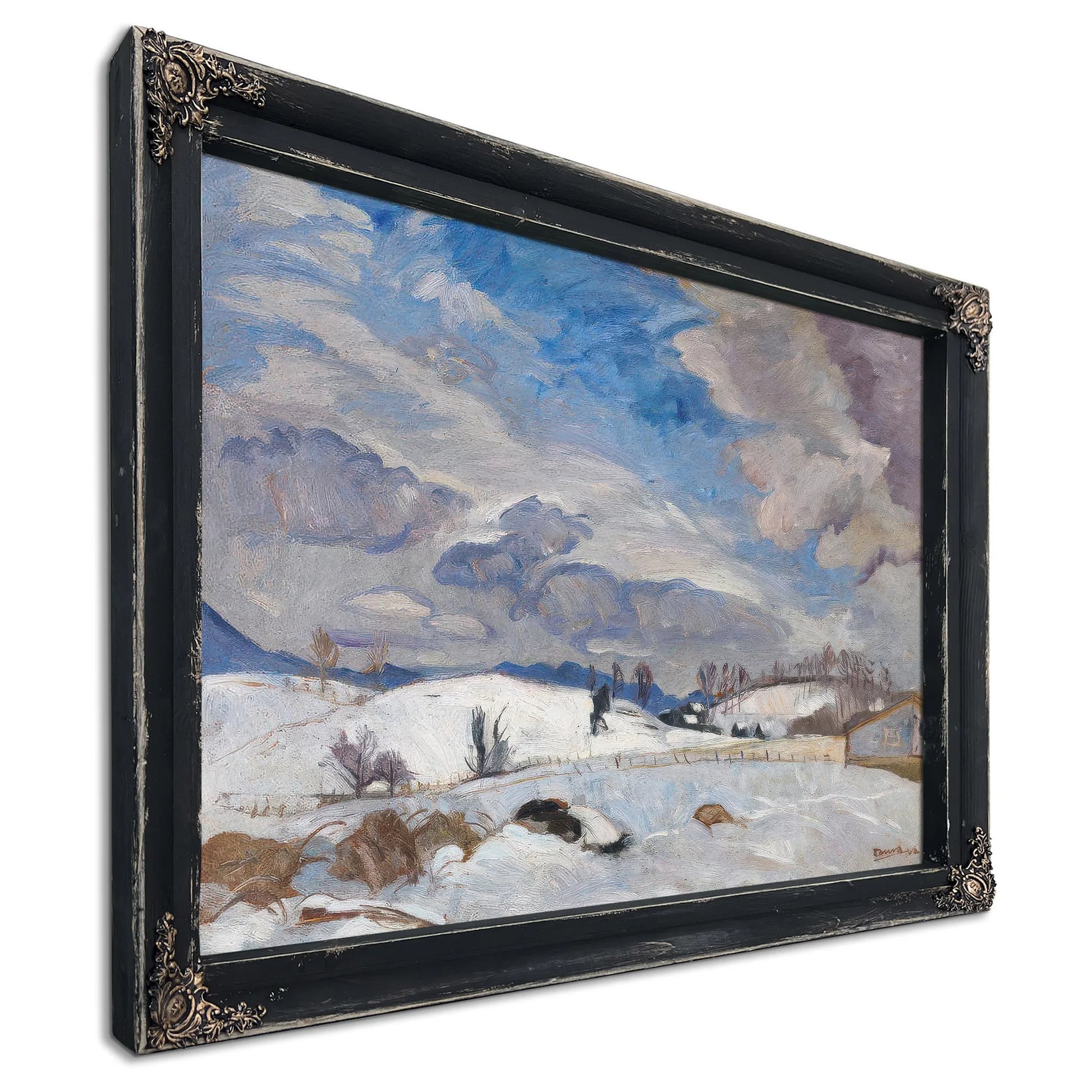 Winter Landscape [Rockbridge Baths] By Pierre Daura Fine Art Print