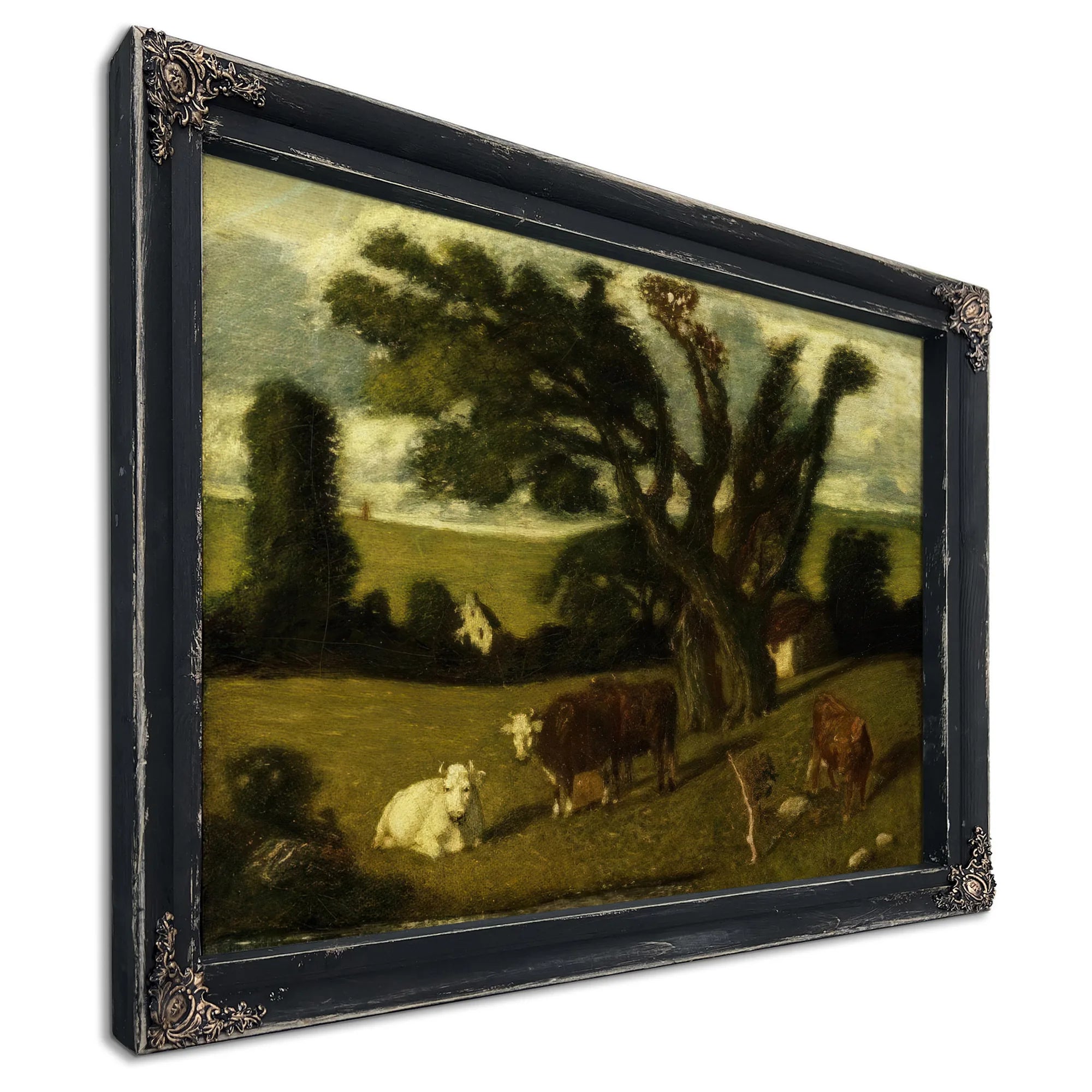 Pastoral Study By Albert Pinkhamryder Fine Art Print