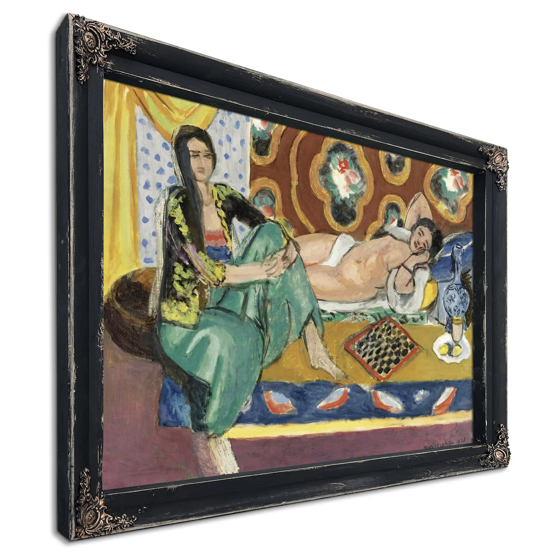 Odalisque With Checkerboard by Henri Matisse
