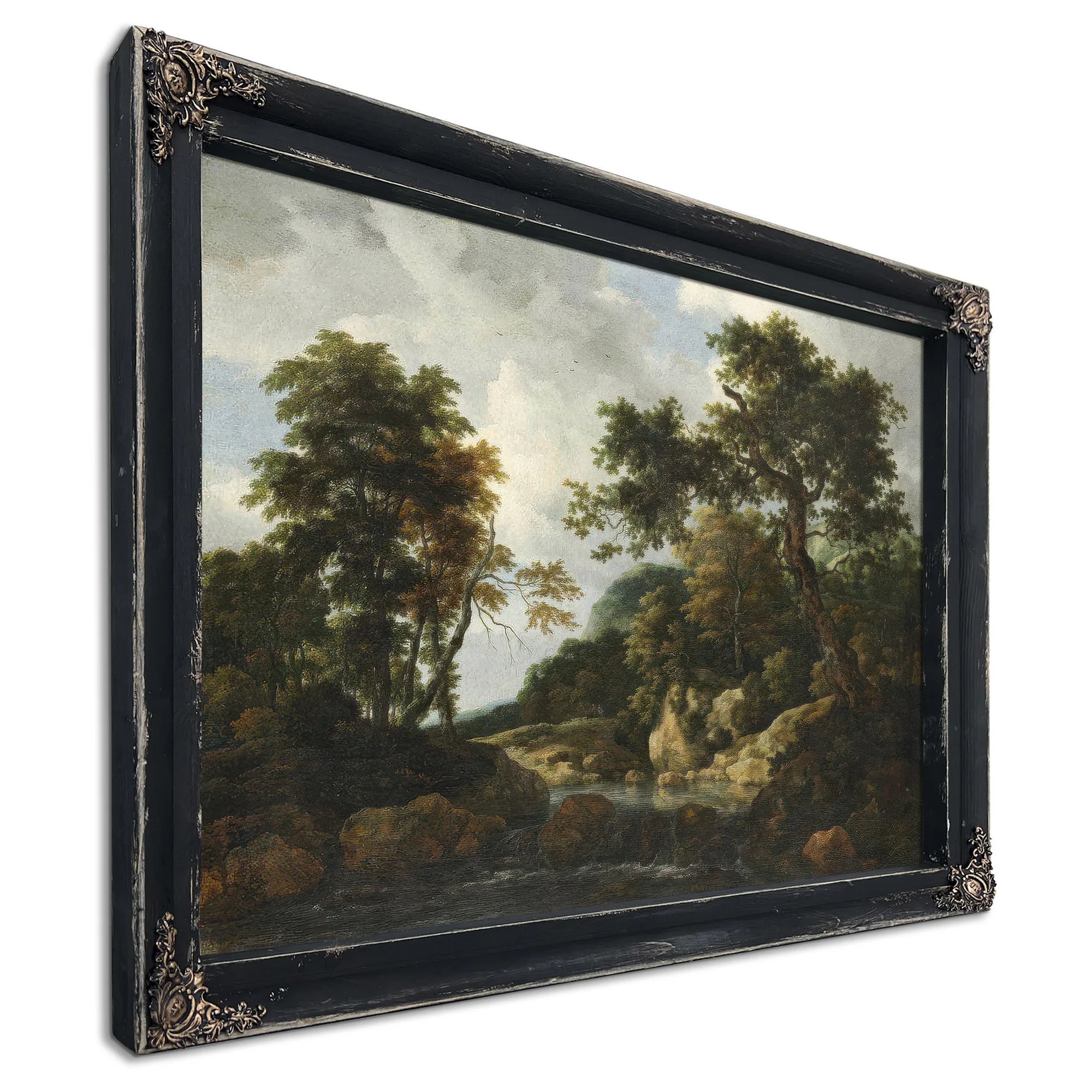 The Forest Stream By Jacob Van Ruisdael Fine Art Print