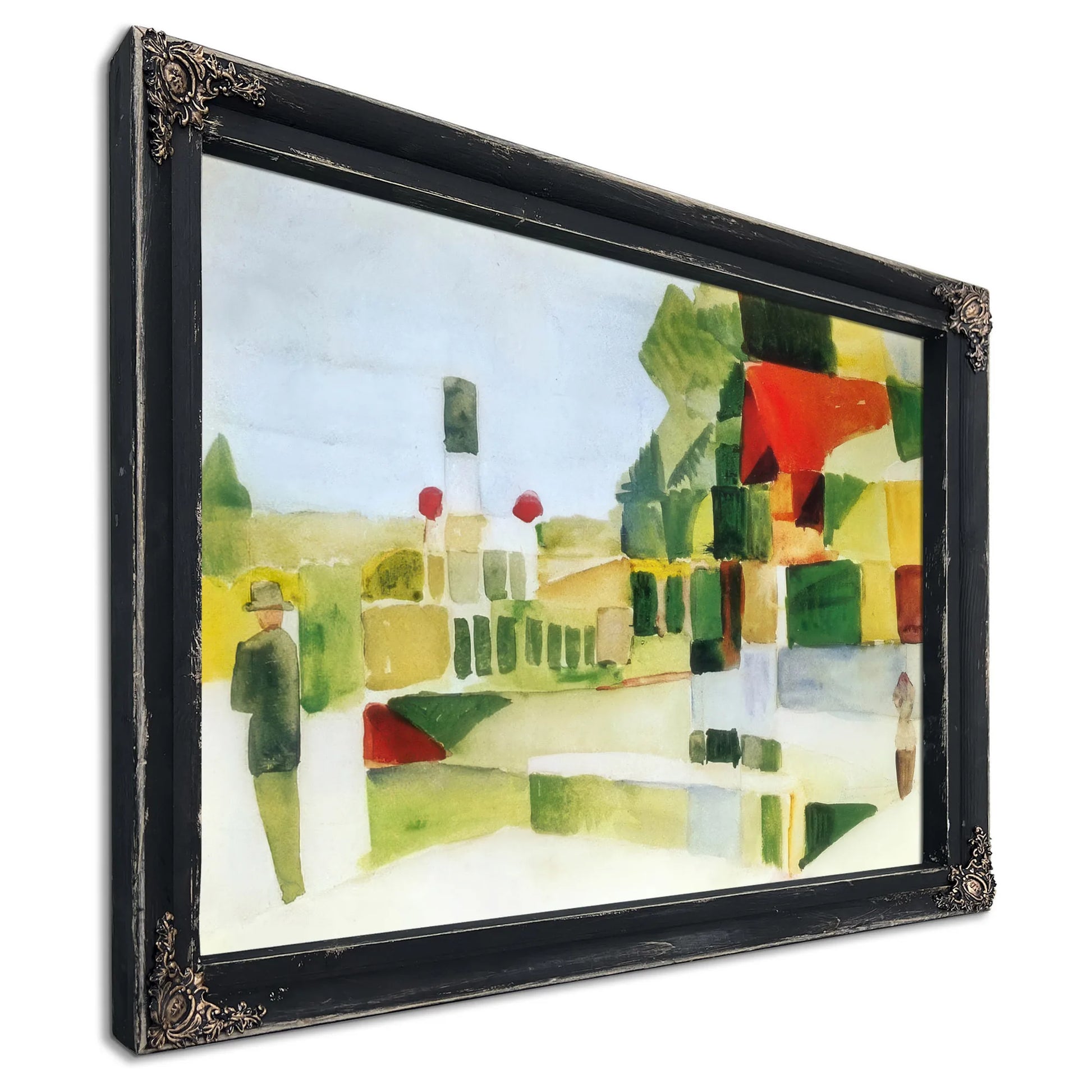 At The Pier By August Macke Fine Art Print