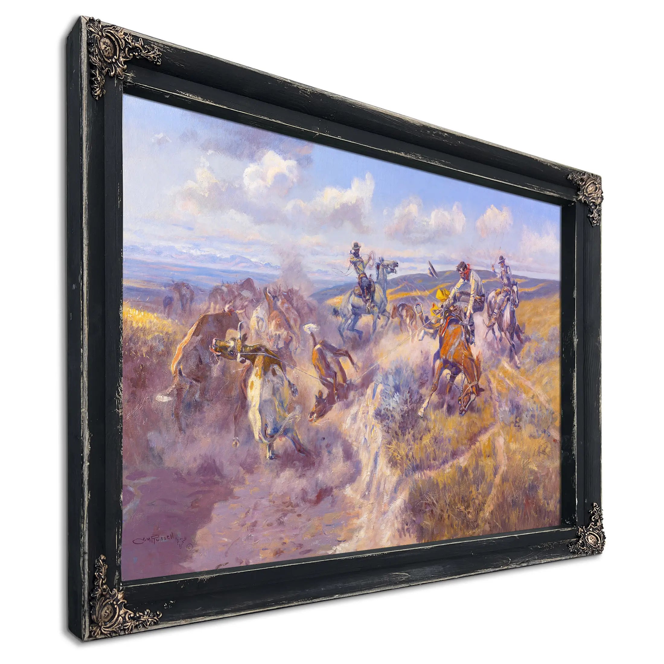 A Tight Dally And A Loose Latigo by Charles Marion Russell