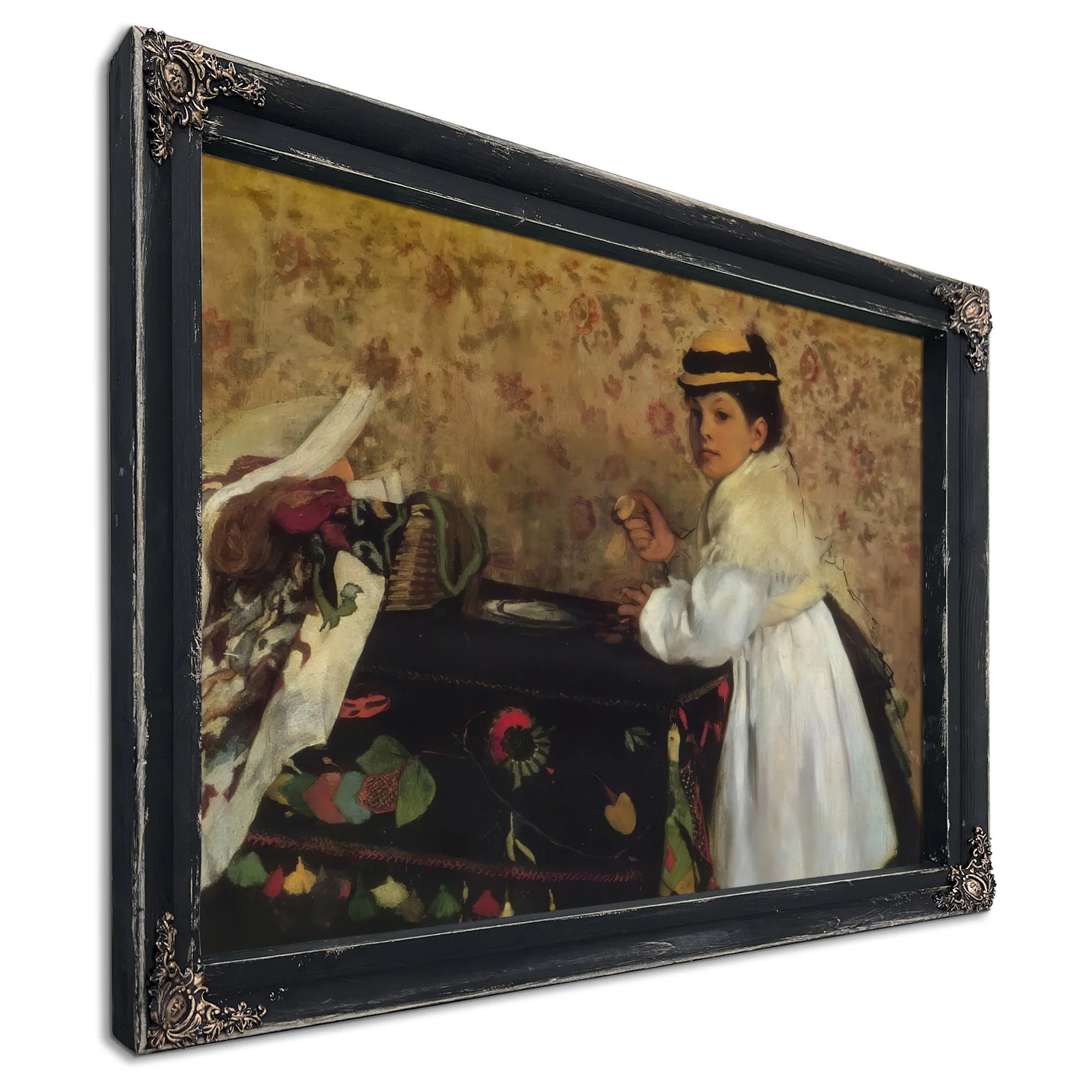 Hortense Valpincon As A Child By Edgar Degas Fine Art Print