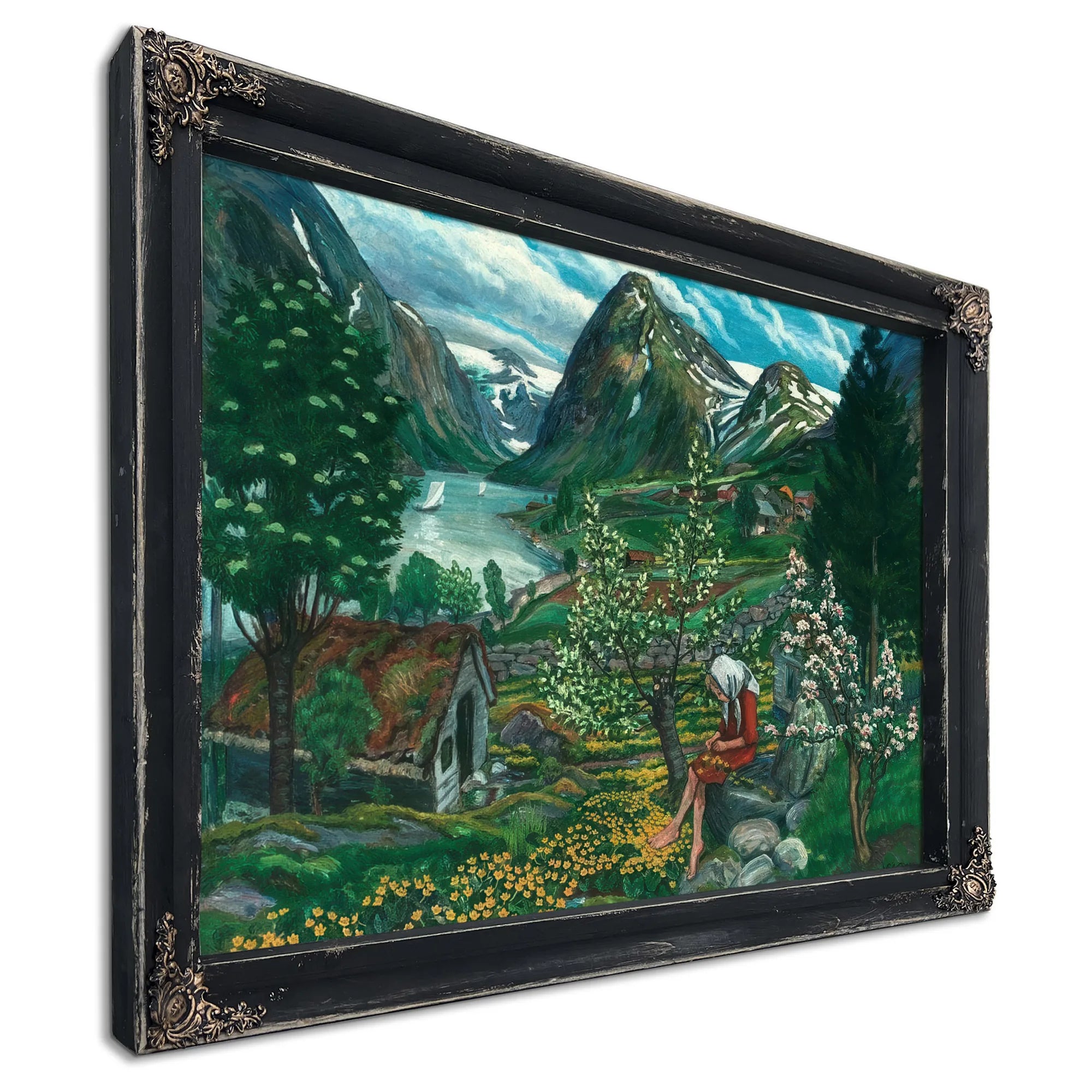 Kari Motif From Sunde By Nicolai Astrup Fine Art Print