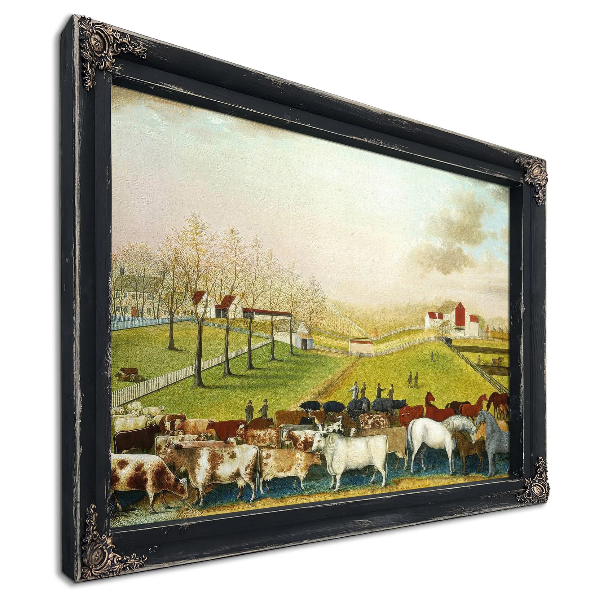 The Cornell Farm 1848 By Edward Hicks Fine Art Print