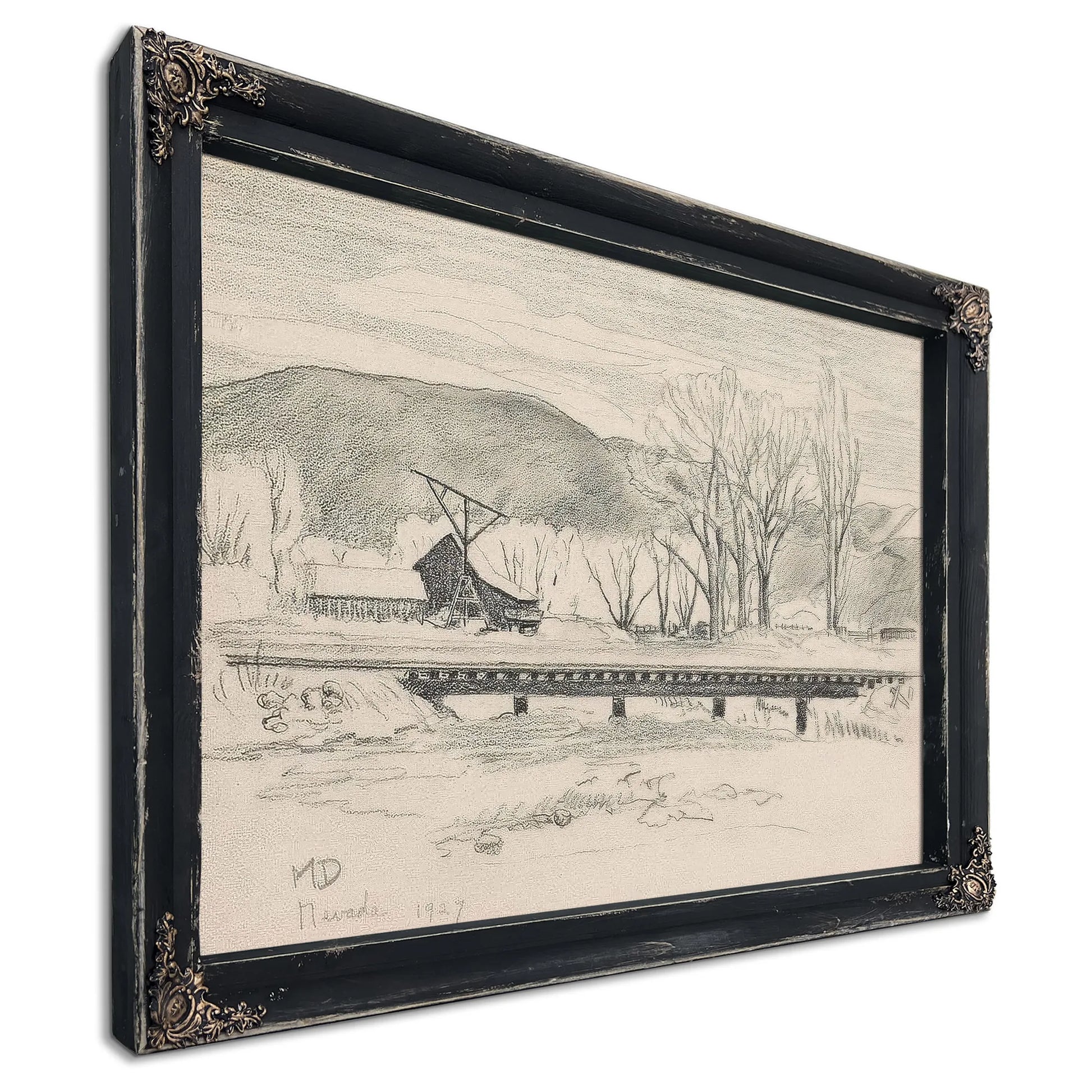 Nevada Landscape 1927 By Maynard Dixon Fine Art Print