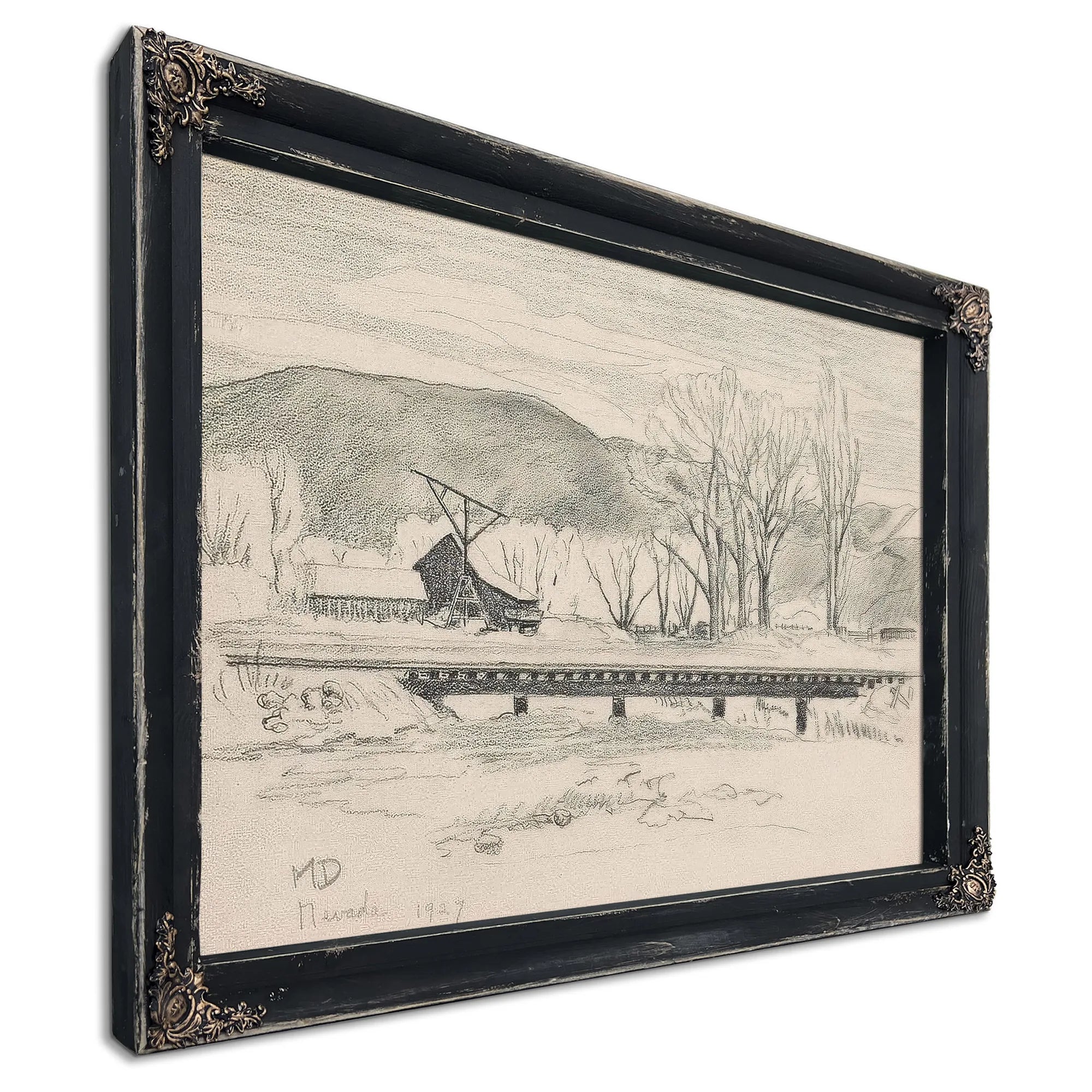 Nevada Landscape 1927 By Maynard Dixon Fine Art Print