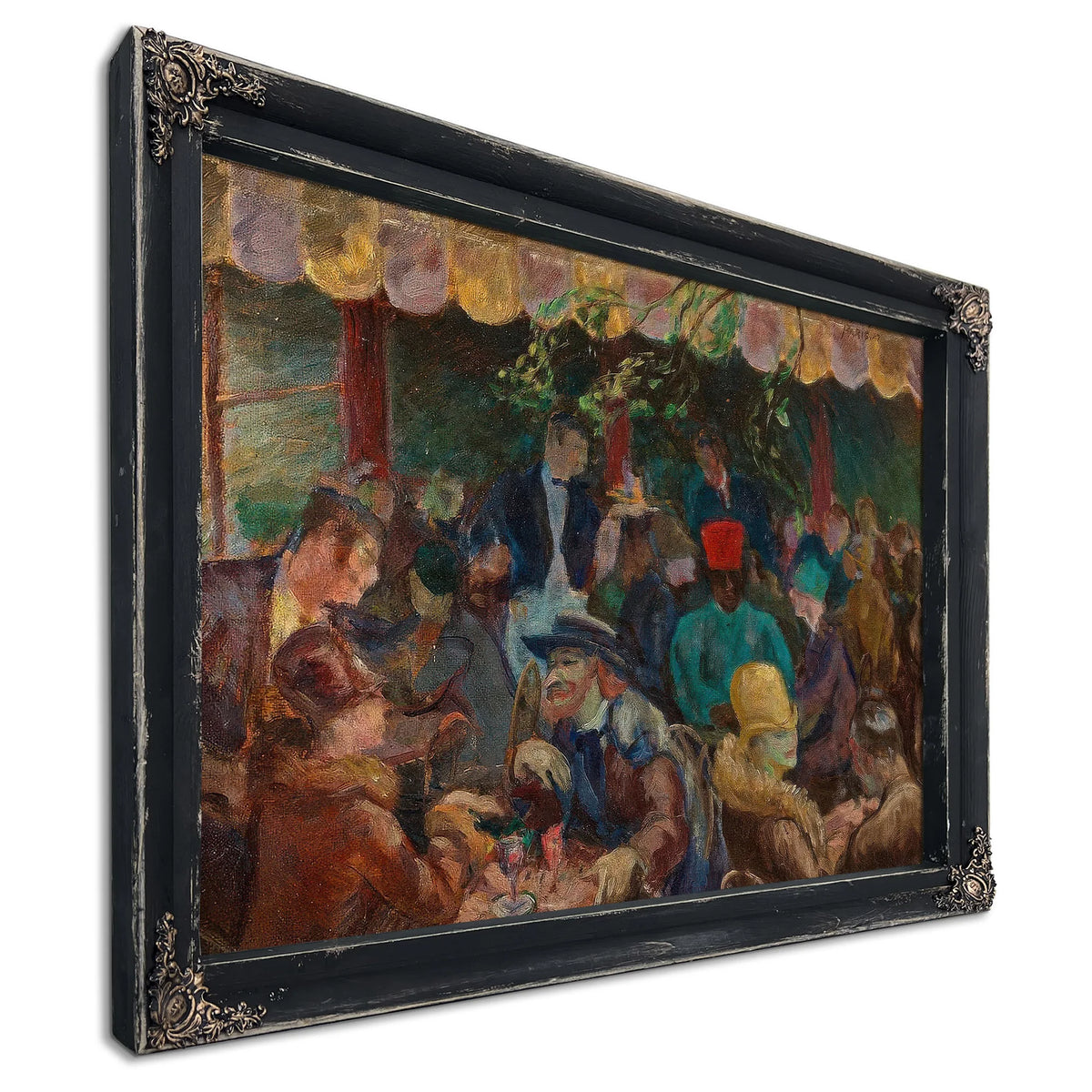 Paris Cafe By John Steuart Curry