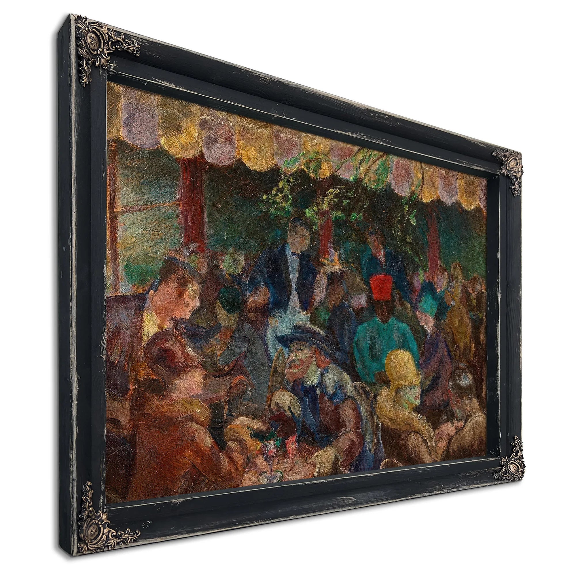 Paris Cafe By John Steuart Curry Fine Art Print