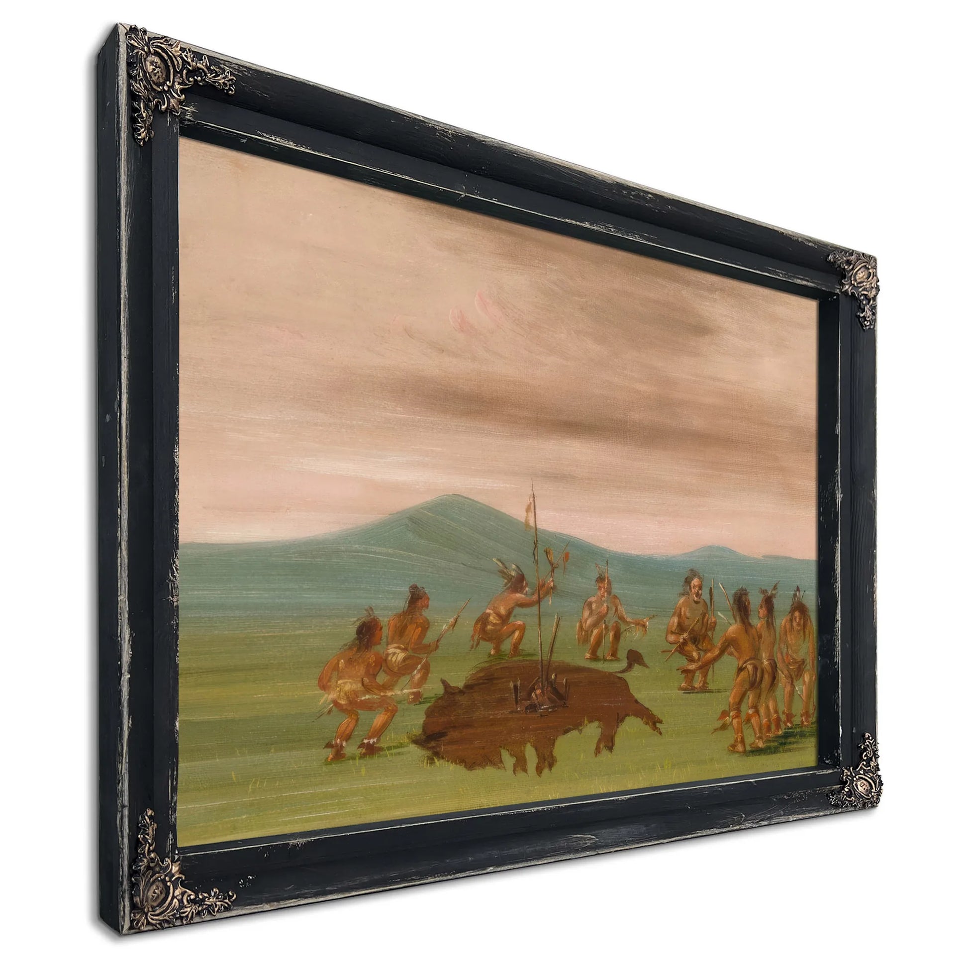 Medicine Buffalo Of The Sioux By George Catlin Fine Art Print