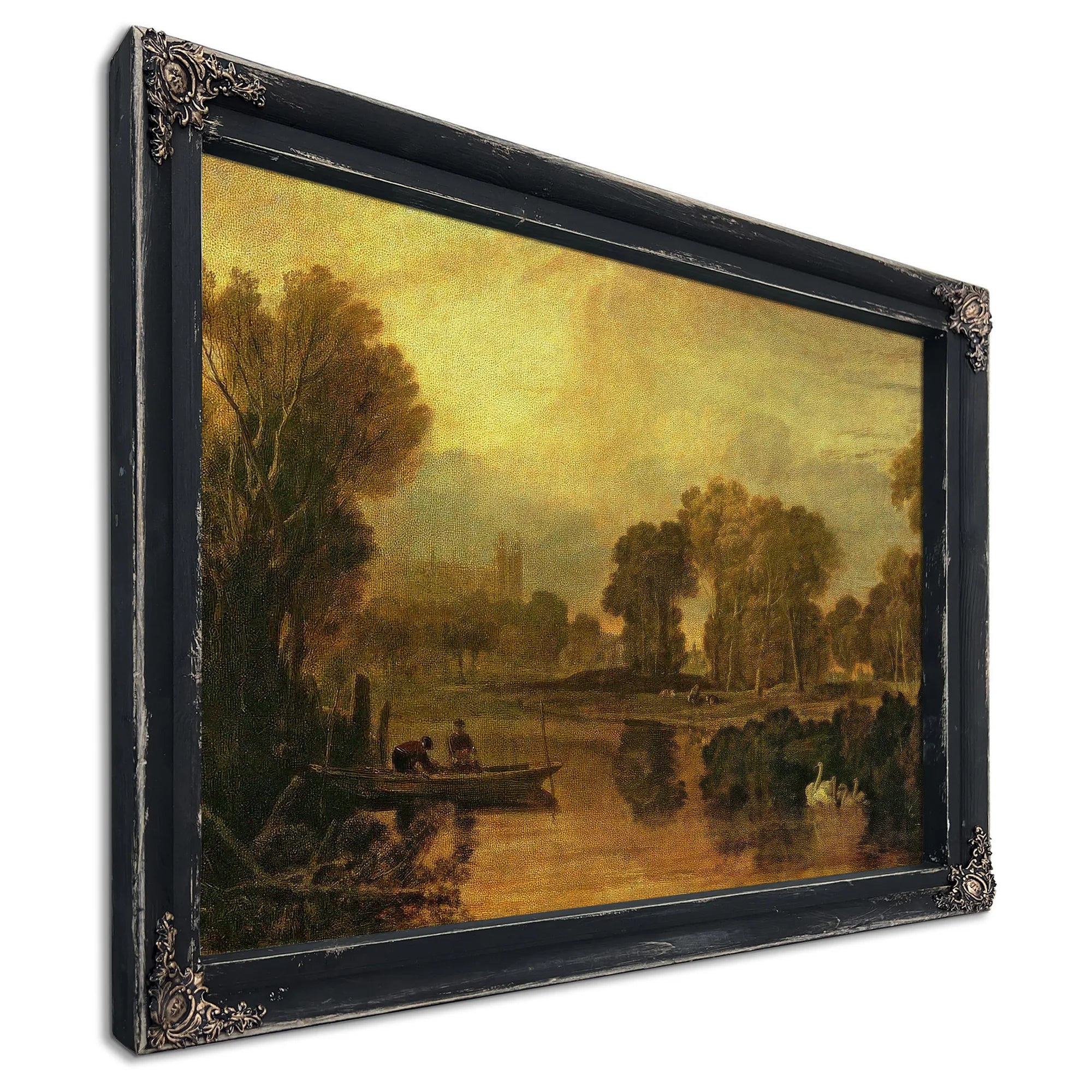Eton College From The River Or The Thames At Eton By Joseph Mallord William Turner Fine Art Print