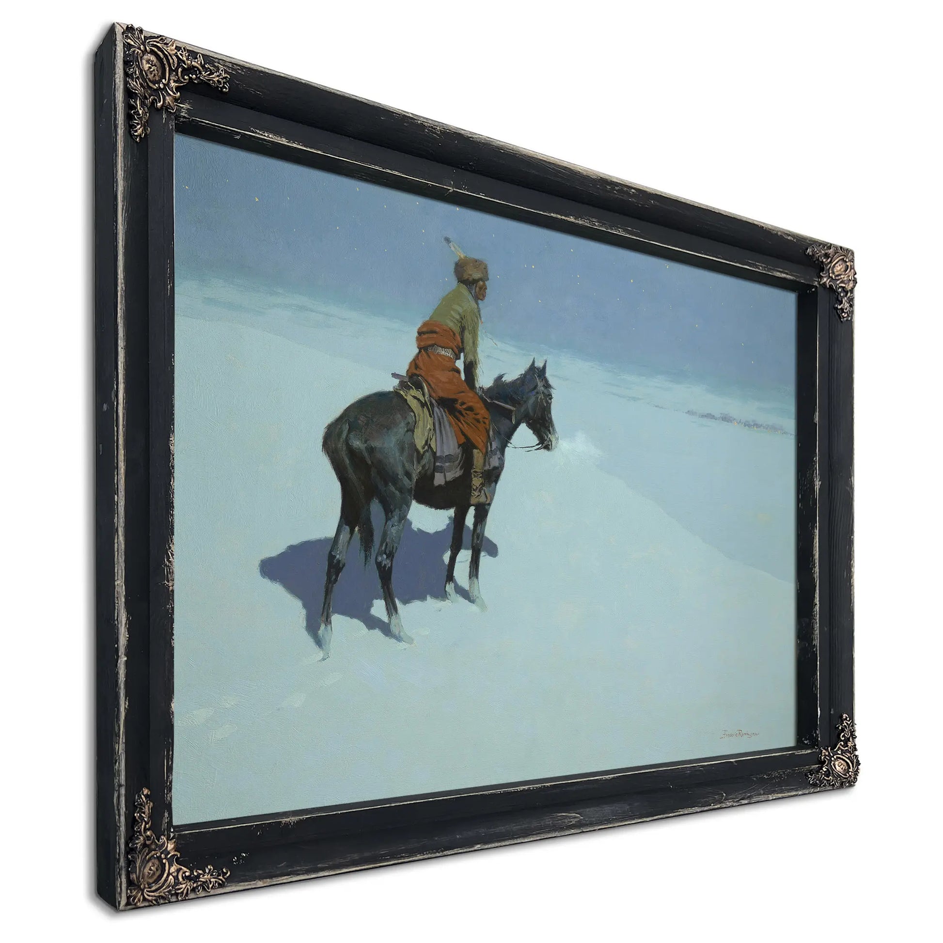 Friends Or Foes The Scout by Frederic Remington