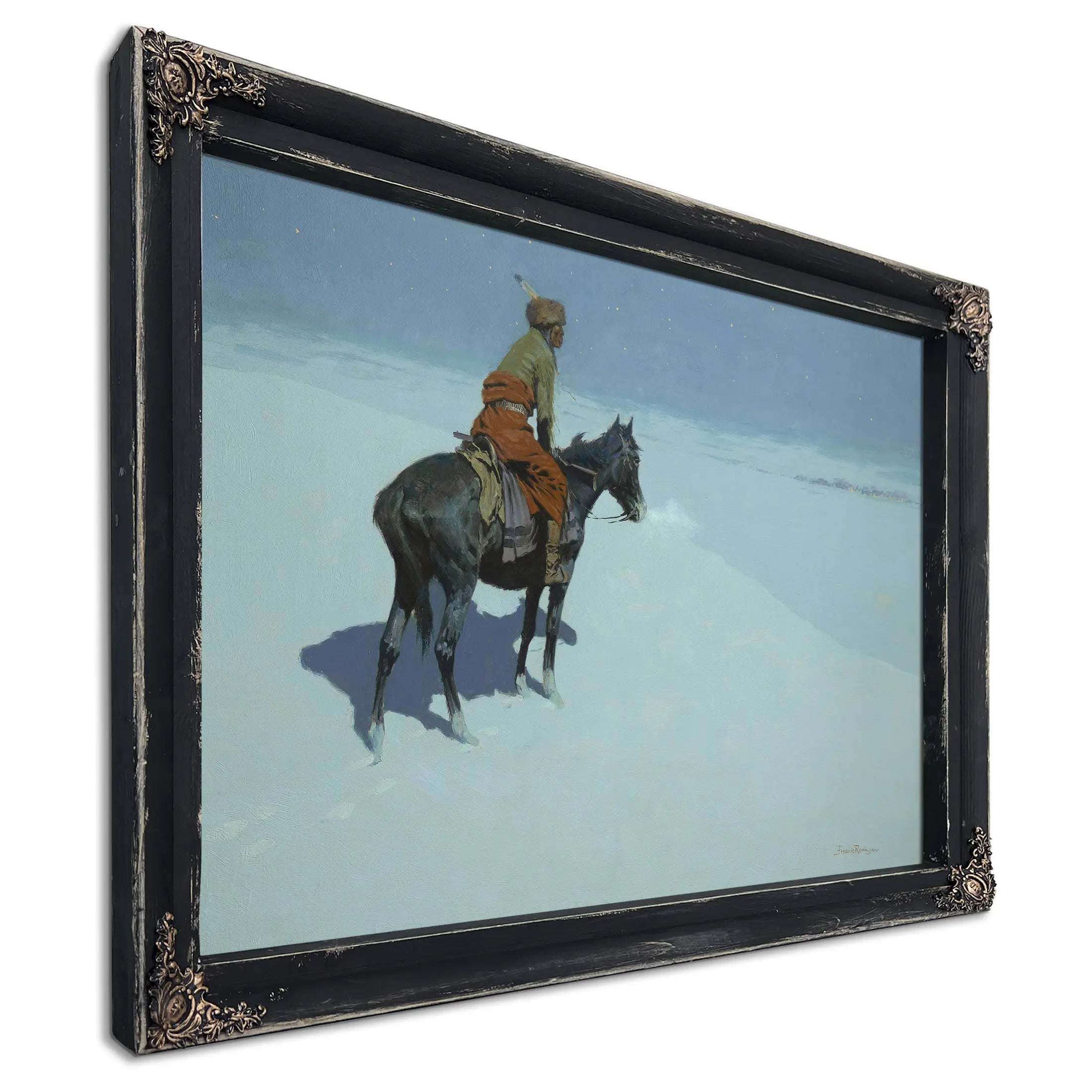 Friends Or Foes The Scout by Frederic Remington