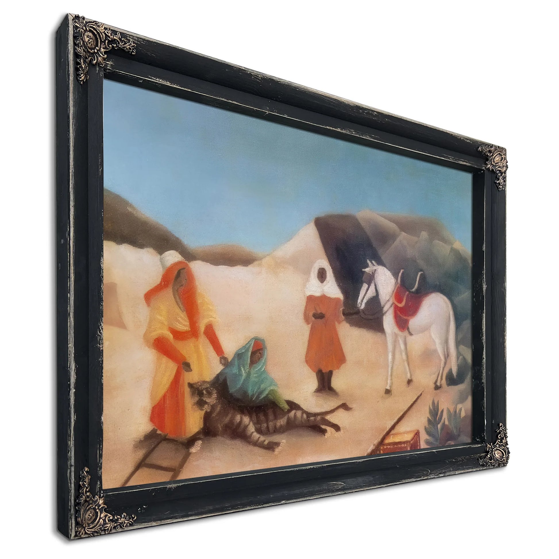 Tiger Hunt About 1904 By Henri Rousseau Fine Art Print