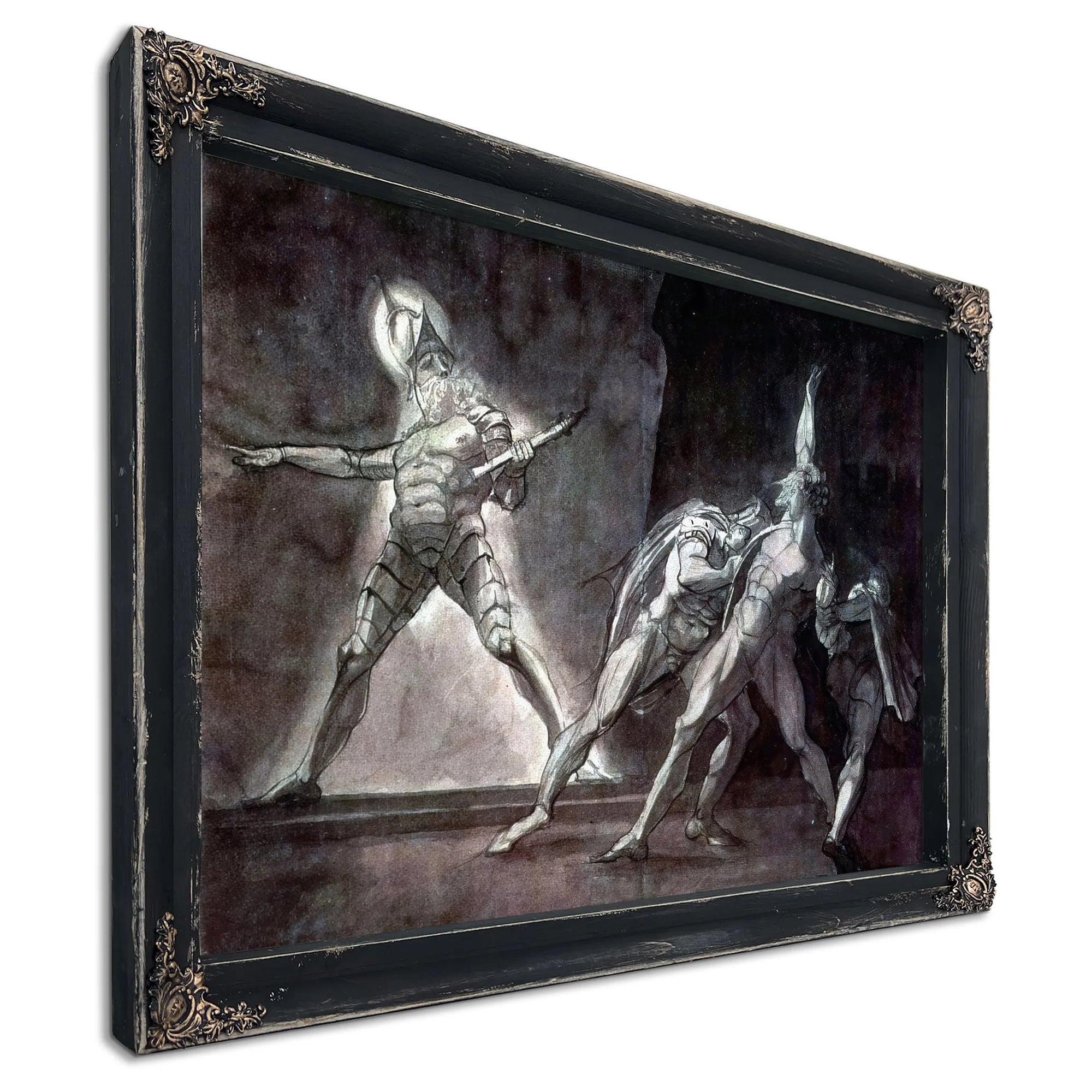 Hamlet And His Father's Ghost By Henry Fuseli Fine Art Print